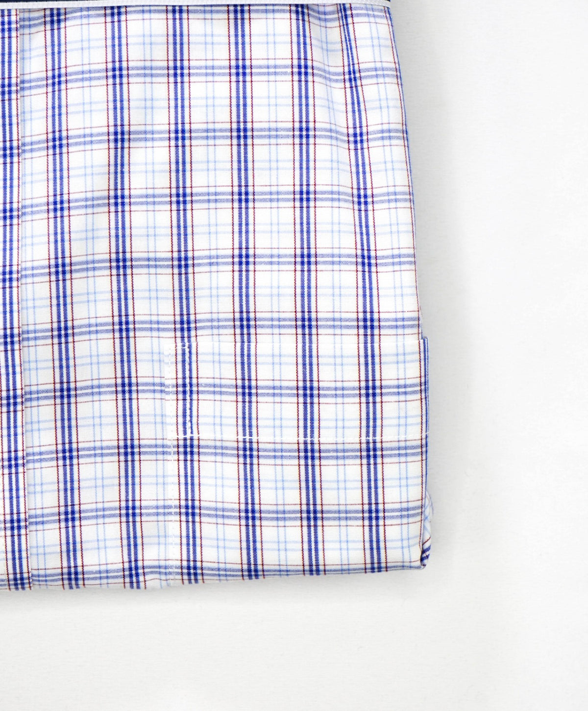 $128 BROOKS BROTHERS - Blue Plaid NON-IRON REGENT Shirt - 16.5 - 35