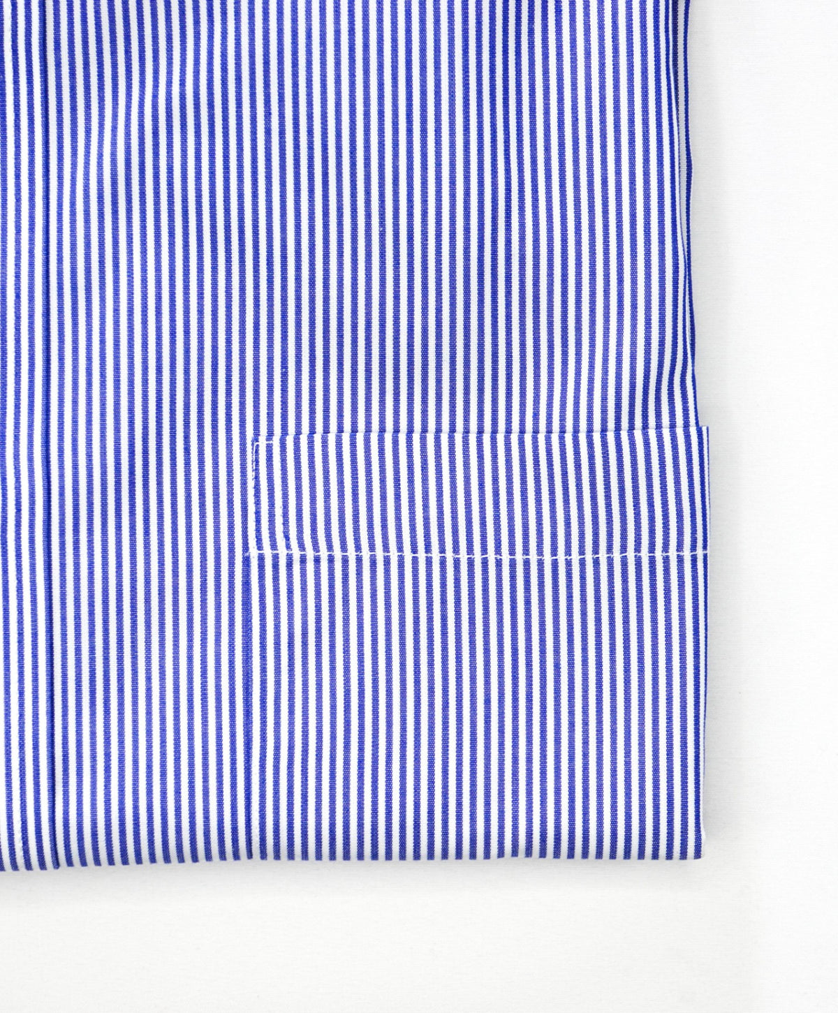 $128 BROOKS BROTHERS - Blue Stripe NON-IRON MILANO Shirt - 15.5 - 33