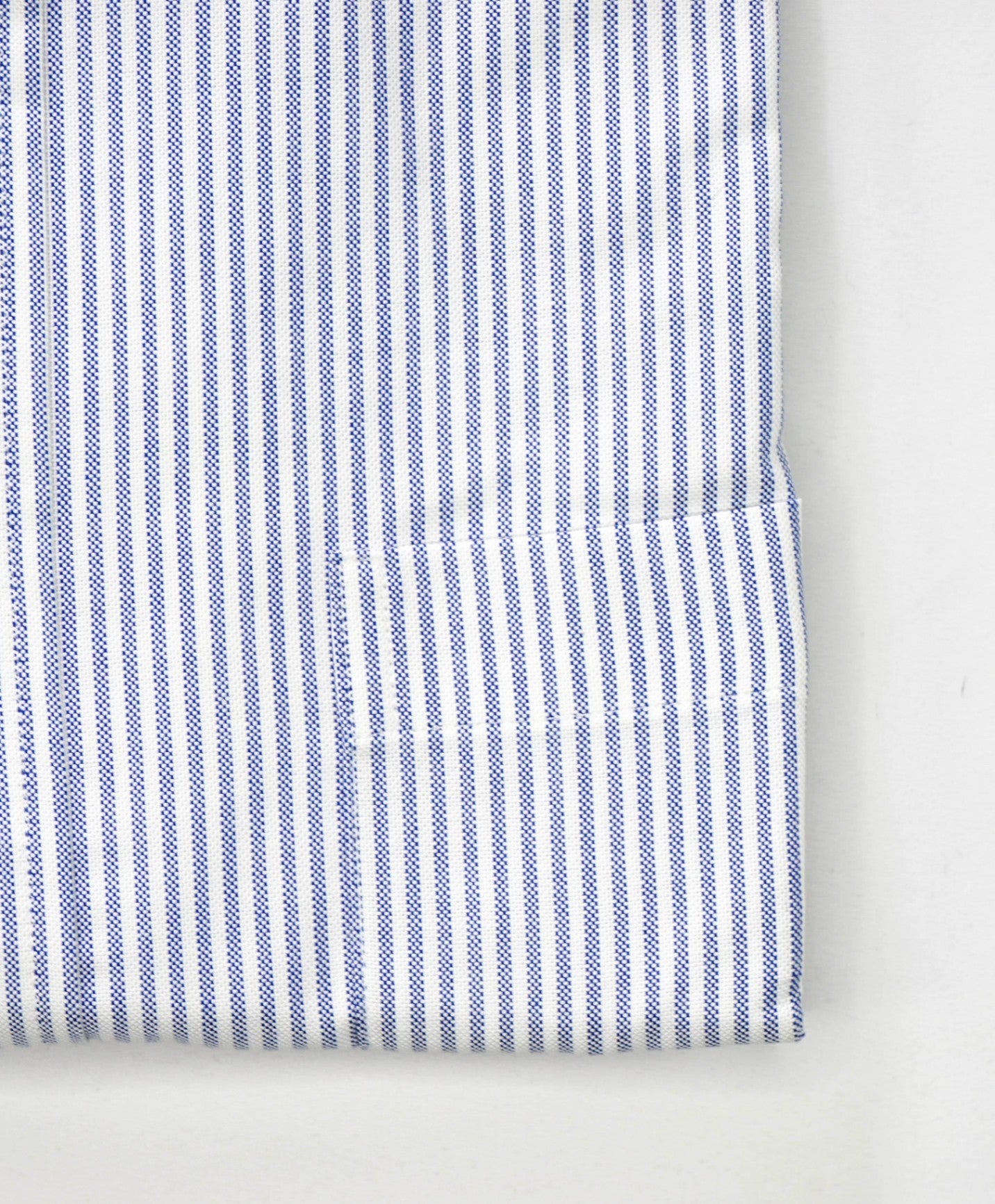$198 BROOKS BROTHERS - Blue Stripe MAKERS AND MERCHANTS Shirt - 16.5 - 35