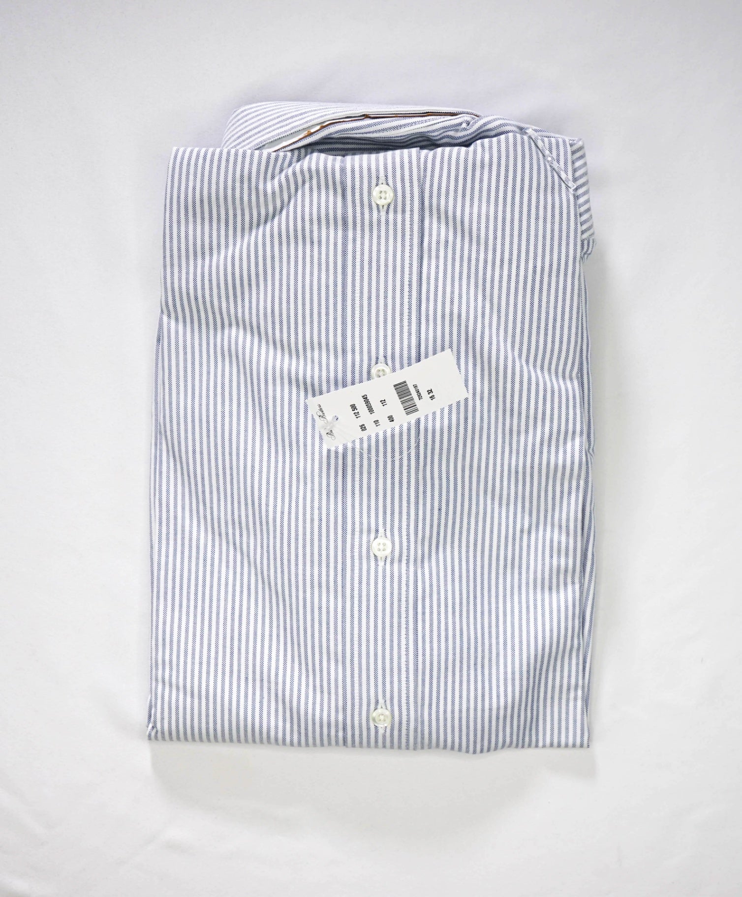 $198 BROOKS BROTHERS - Blue Stripe MADE IN USA REGENT Shirt - 16 - 32