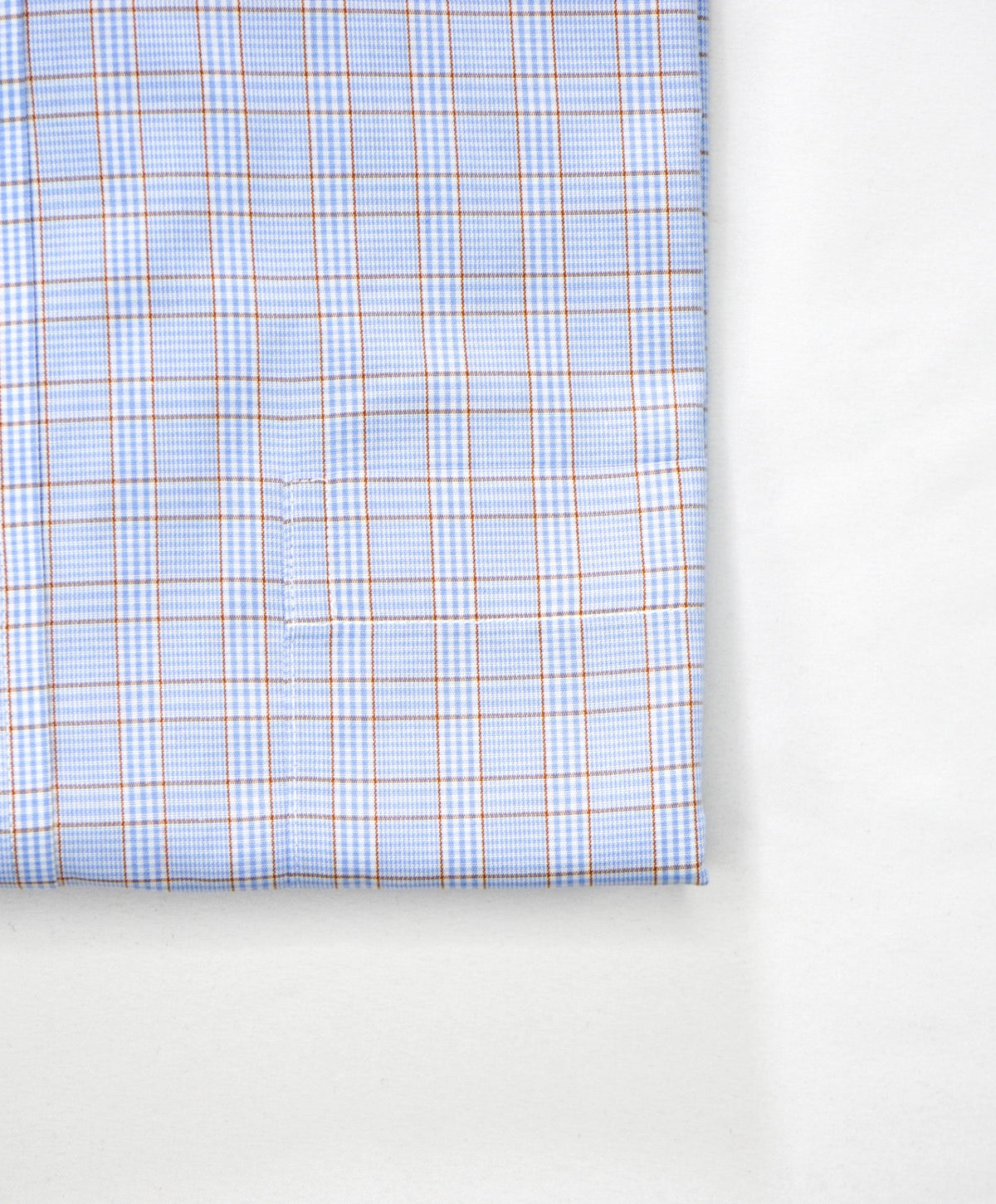 $128 BROOKS BROTHERS - Blue Plaid NON-IRON MILANO Shirt - 17 - 35