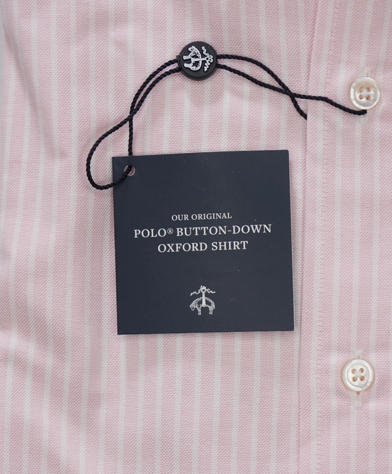 $198 BROOKS BROTHERS - Pink Stripe MADE IN USA MILANO Shirt - 15.5 - 34