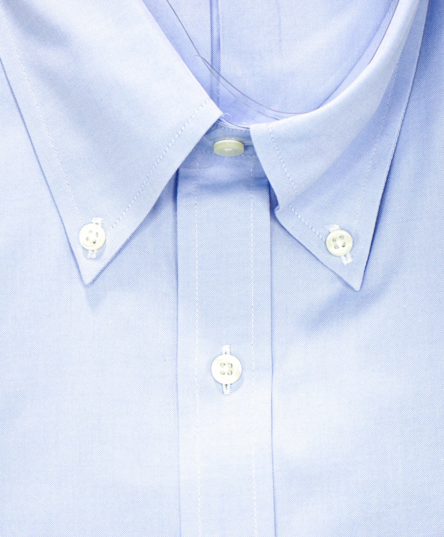 $128 BROOKS BROTHERS - Blue NON-IRON REGENT Shirt - 18 - 35