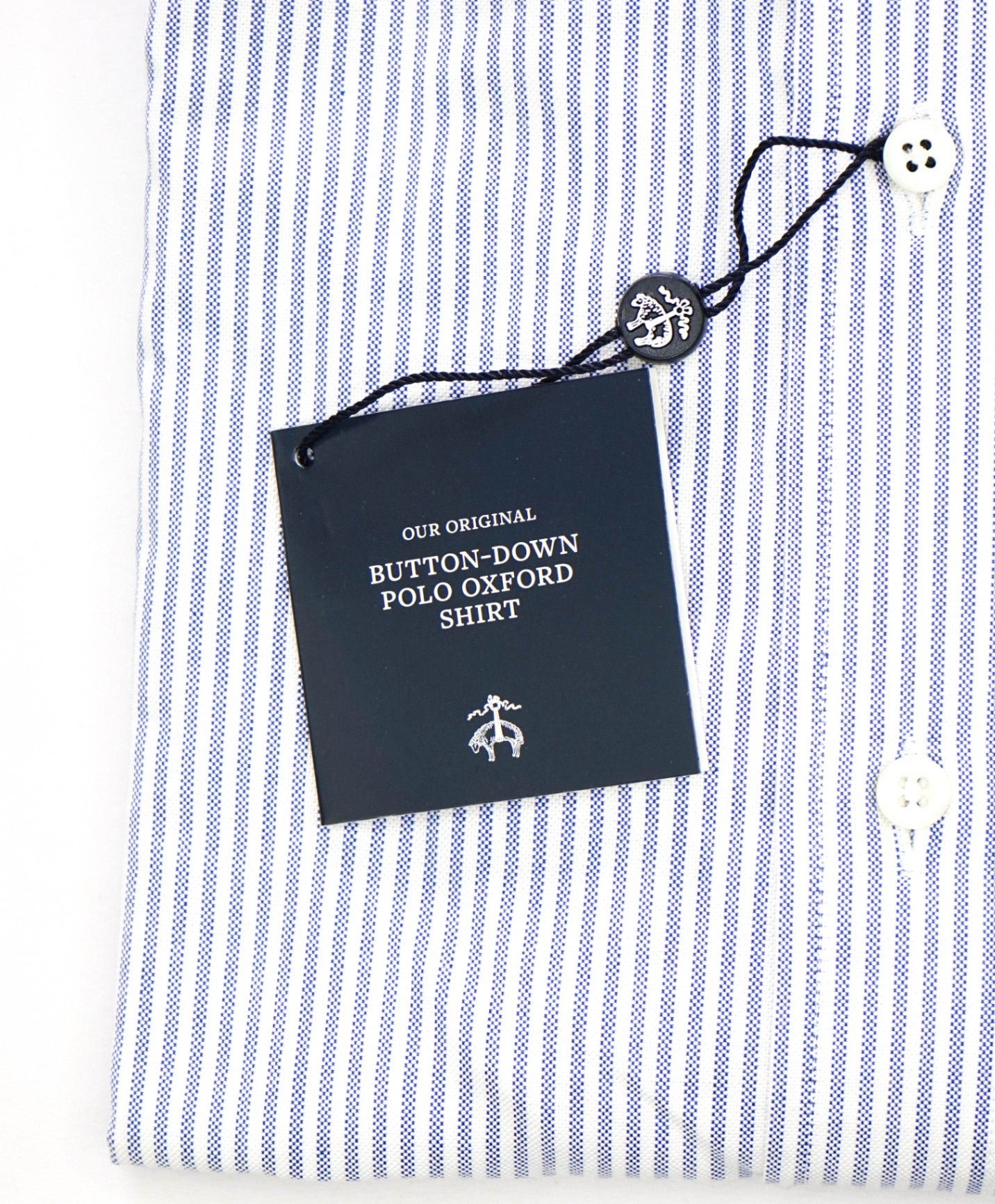 $198 BROOKS BROTHERS - Blue Stripe MADE IN USA REGENT Shirt - 16 - 32