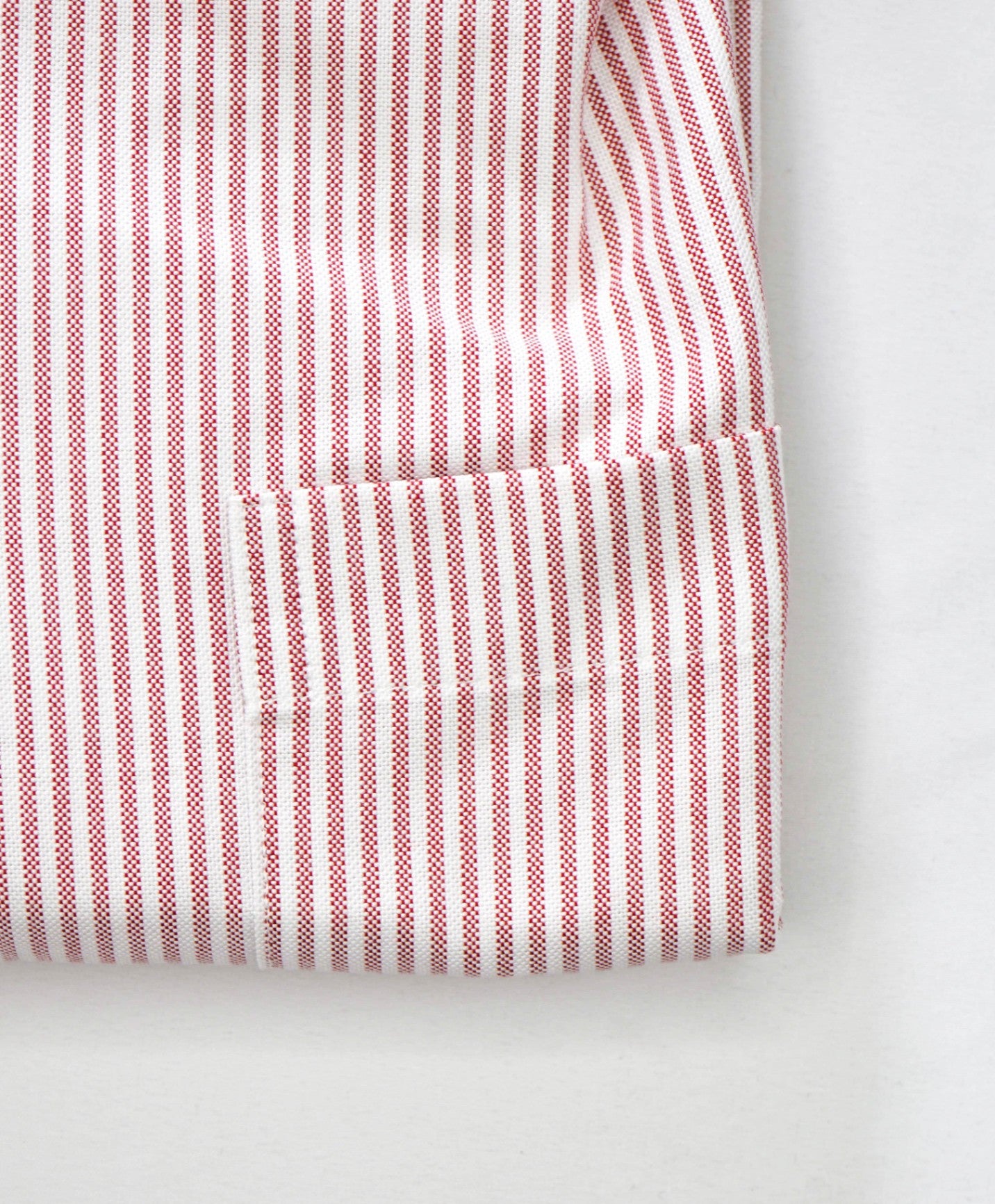 $198 BROOKS BROTHERS - Red Stripe MADE IN USA MAKERS AND MERCHANTS Shirt - 17.5 - 36