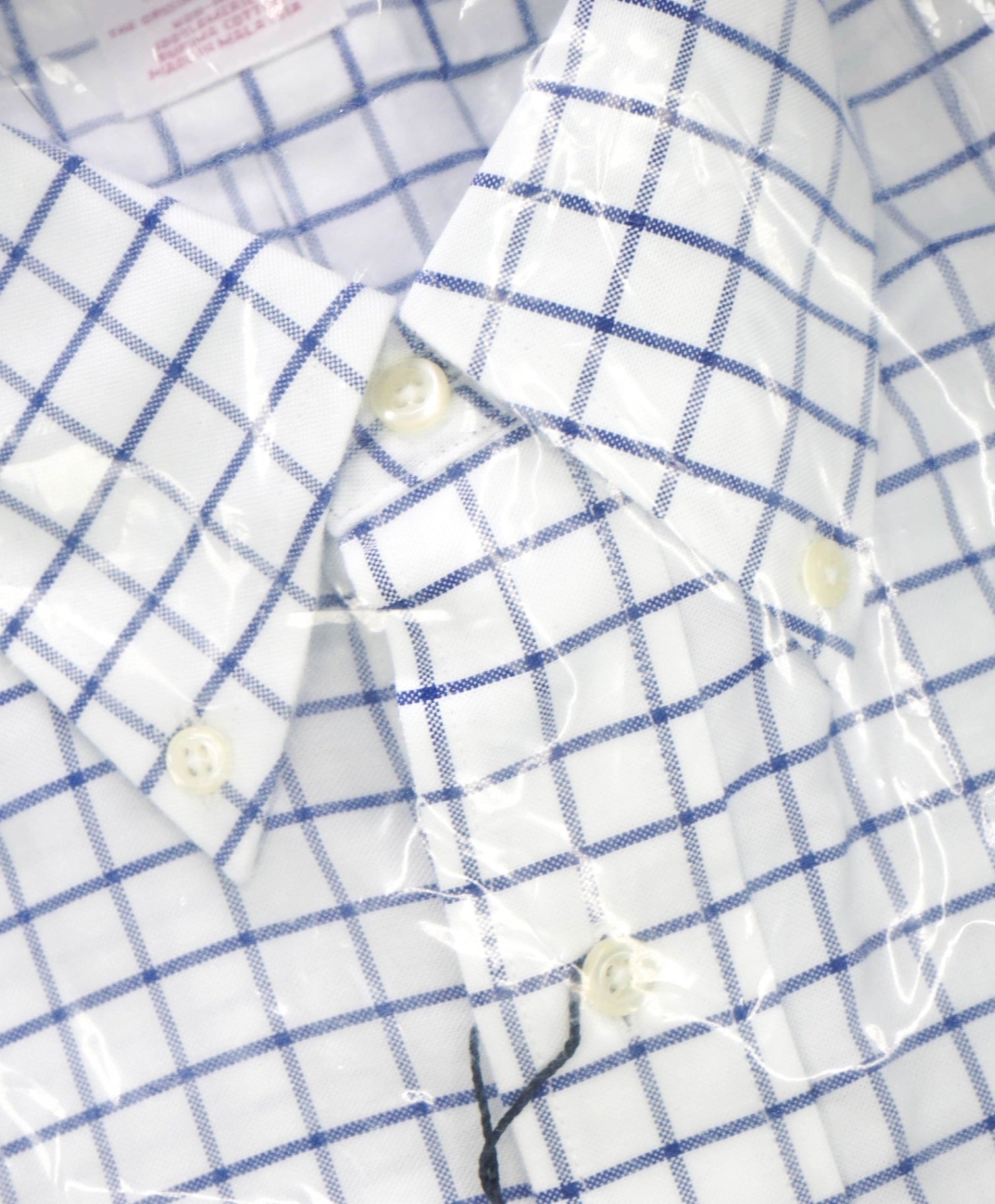 $128 BROOKS BROTHERS - Blue Check NON-IRON MADISON Shirt - 16.5 - 32