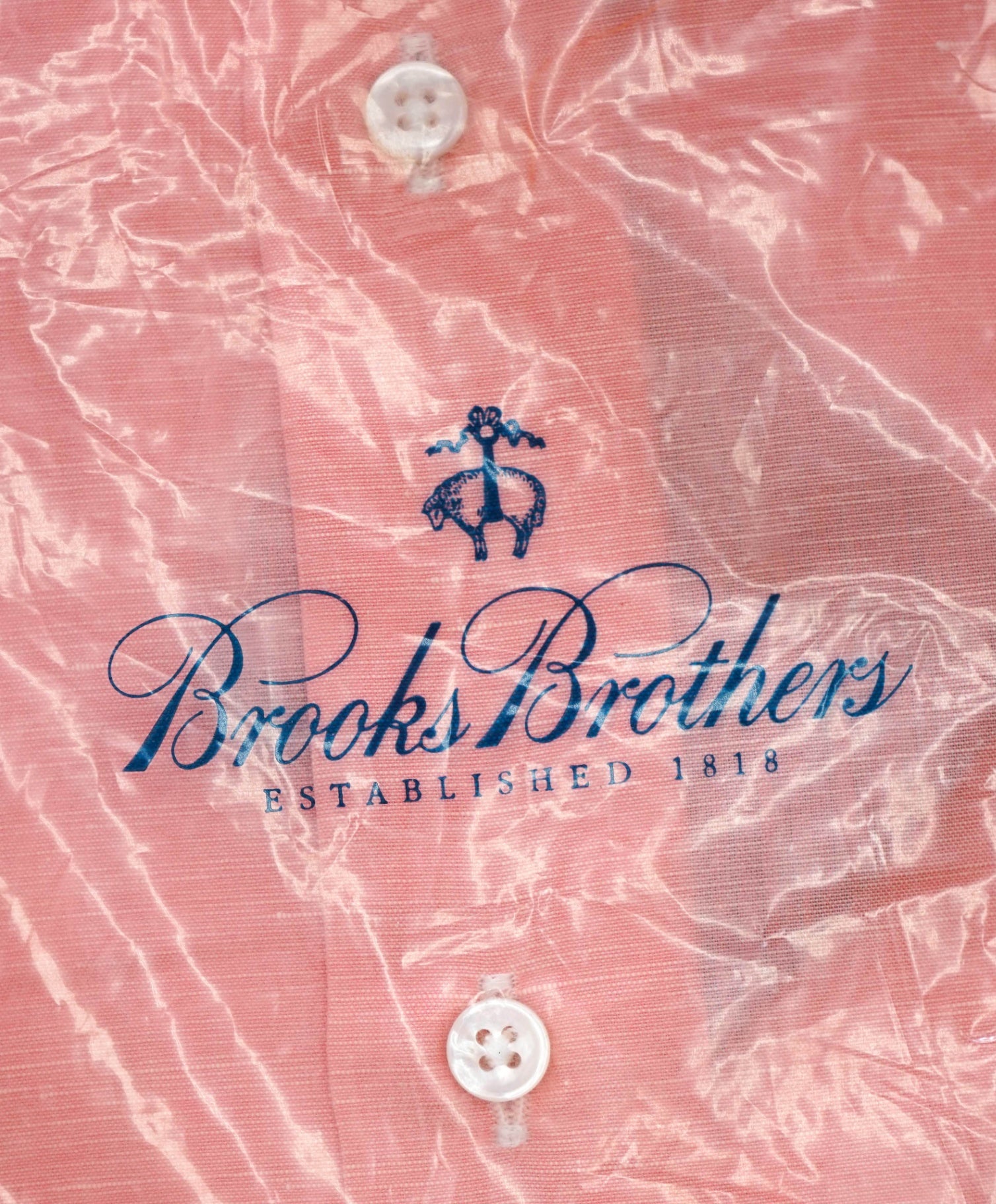 BROOKS BROTHERS - Pink MADE IN ITALY Shirt - 15.5 - 32/33