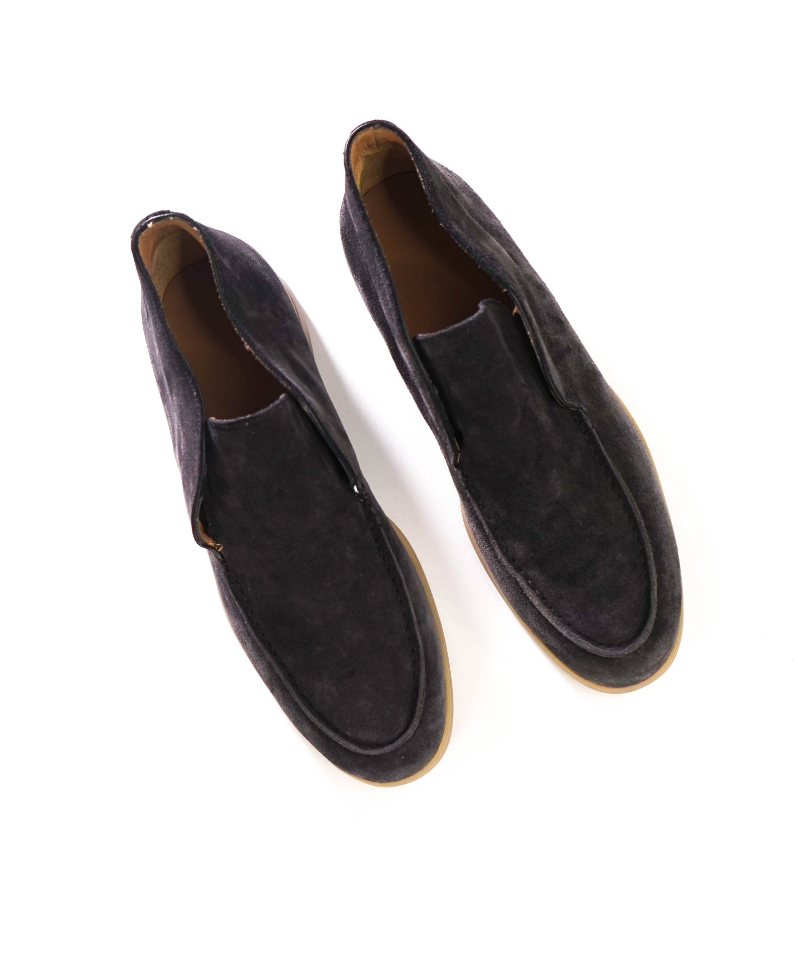 $625 HARRYS LONDON - Gray Suede SUMMER WALK - US 11.5 (44.5EU)