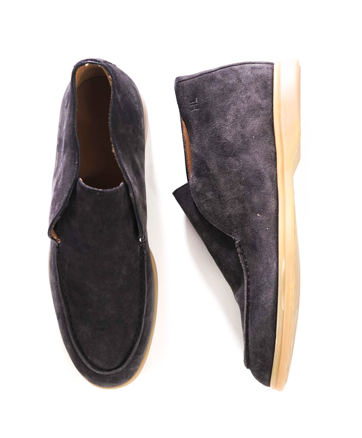 $625 HARRYS LONDON - Gray Suede SUMMER WALK - US 11.5 (44.5EU)