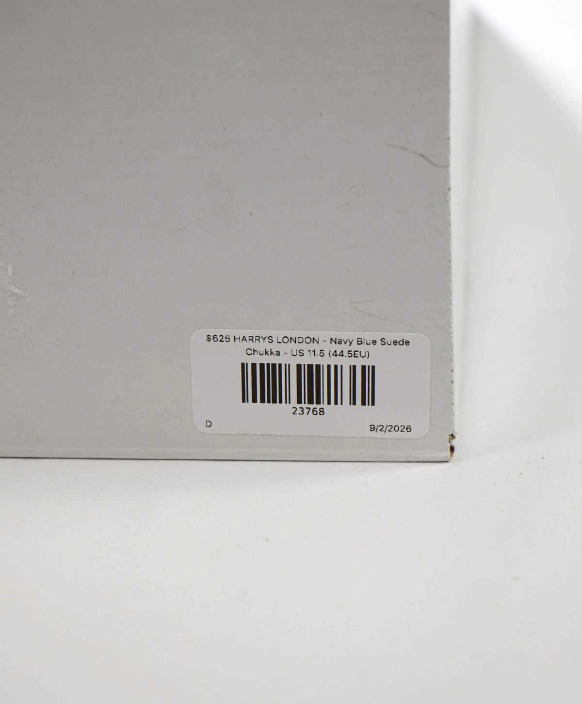 $625 HARRYS LONDON - Gray Suede SUMMER WALK - US 11.5 (44.5EU)