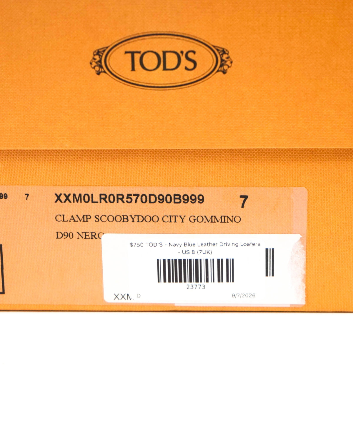 $750 TOD'S - Black Leather City Driving Loafers - US 8 (7UK)