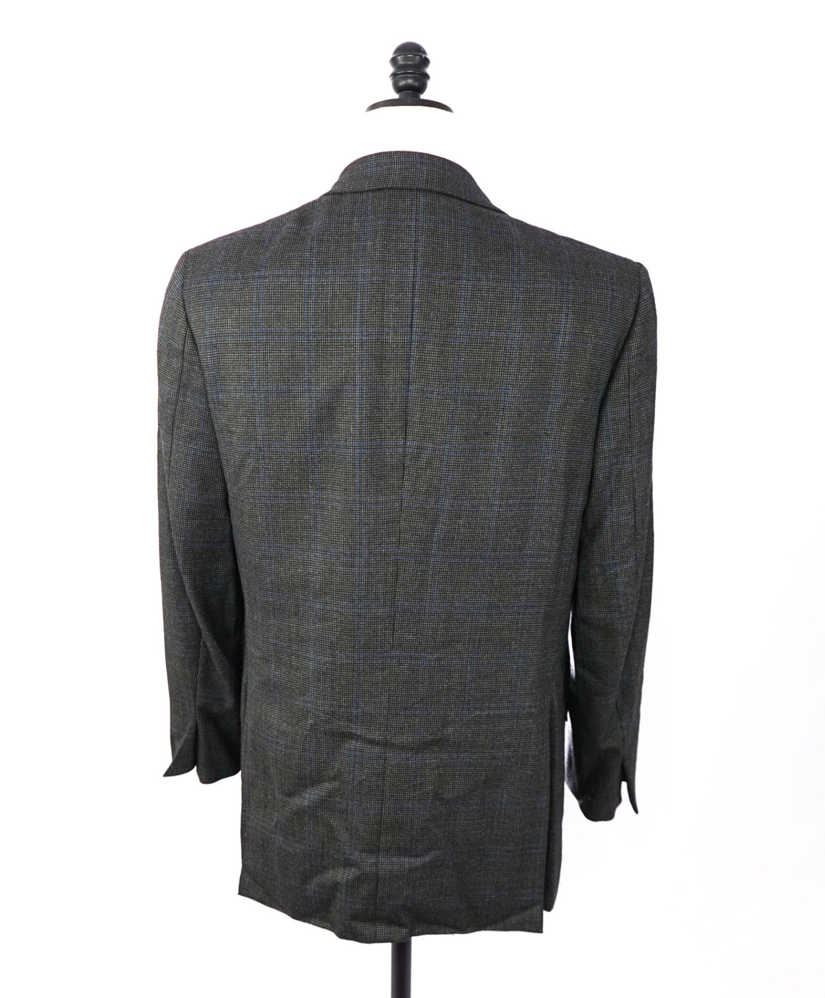 $6,900 BRIONI - Green Flannel Wool Unfinished Sleeve Blazer - 42R