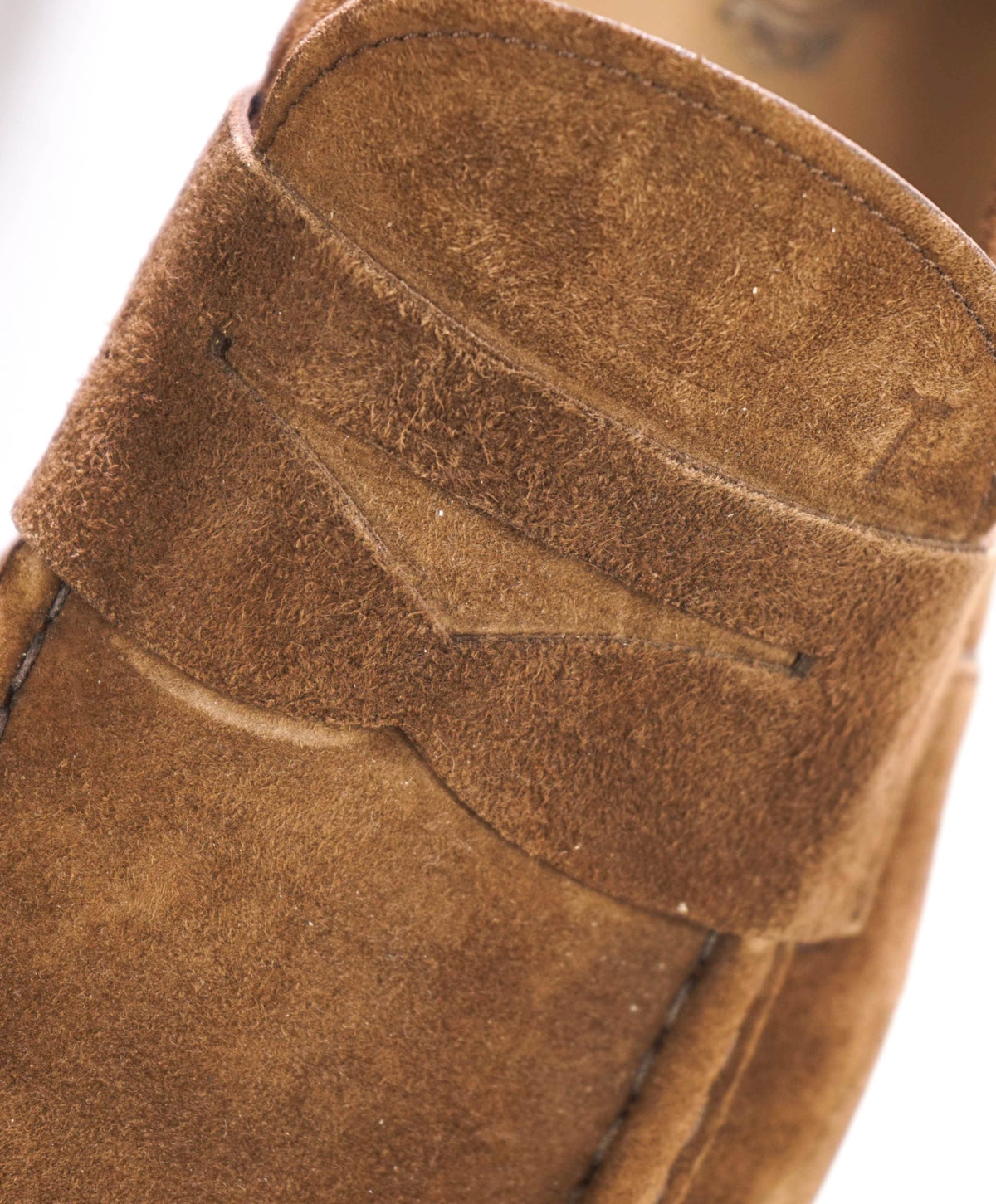 $925 TOD'S - Brown Suede Penny YSL Loafers - US 12 (11UK)