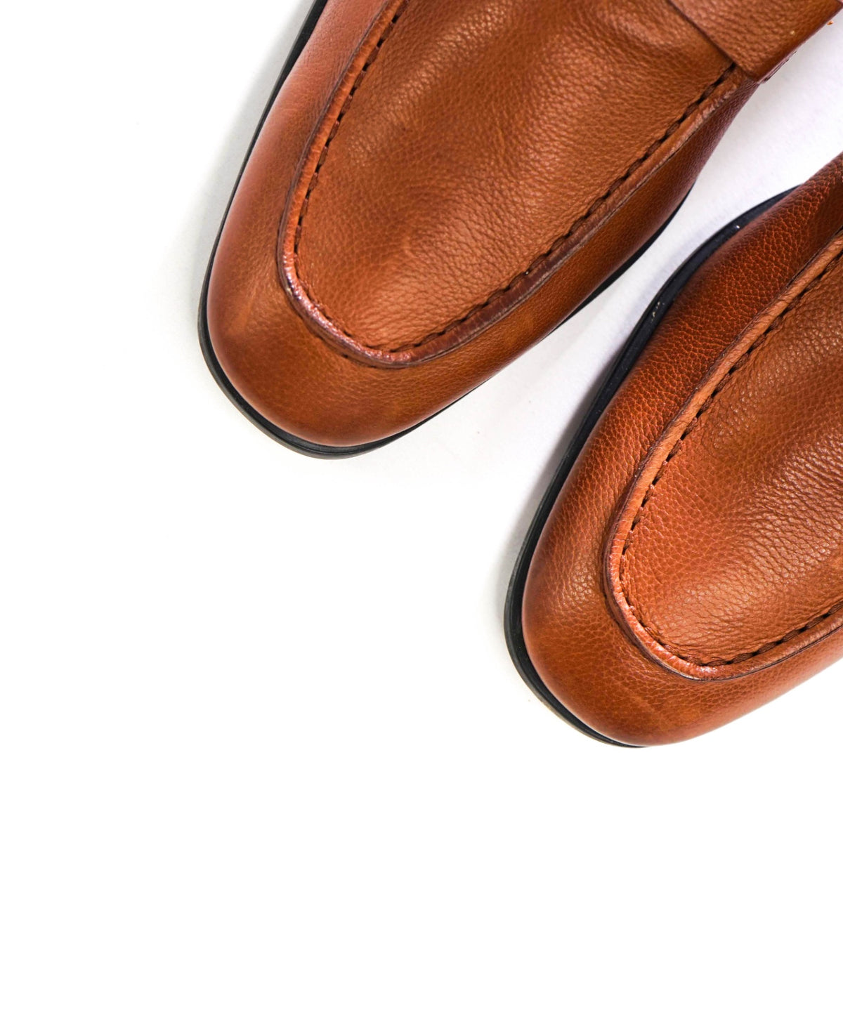 $750 TOD'S - Brown Pebble Leather Loafers - US 8 (7UK)