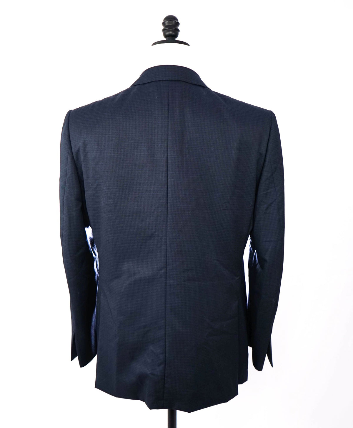 $2,895 ZEGNA -"MULTISEASON" Navy Micro Check Wool Blazer- 44R