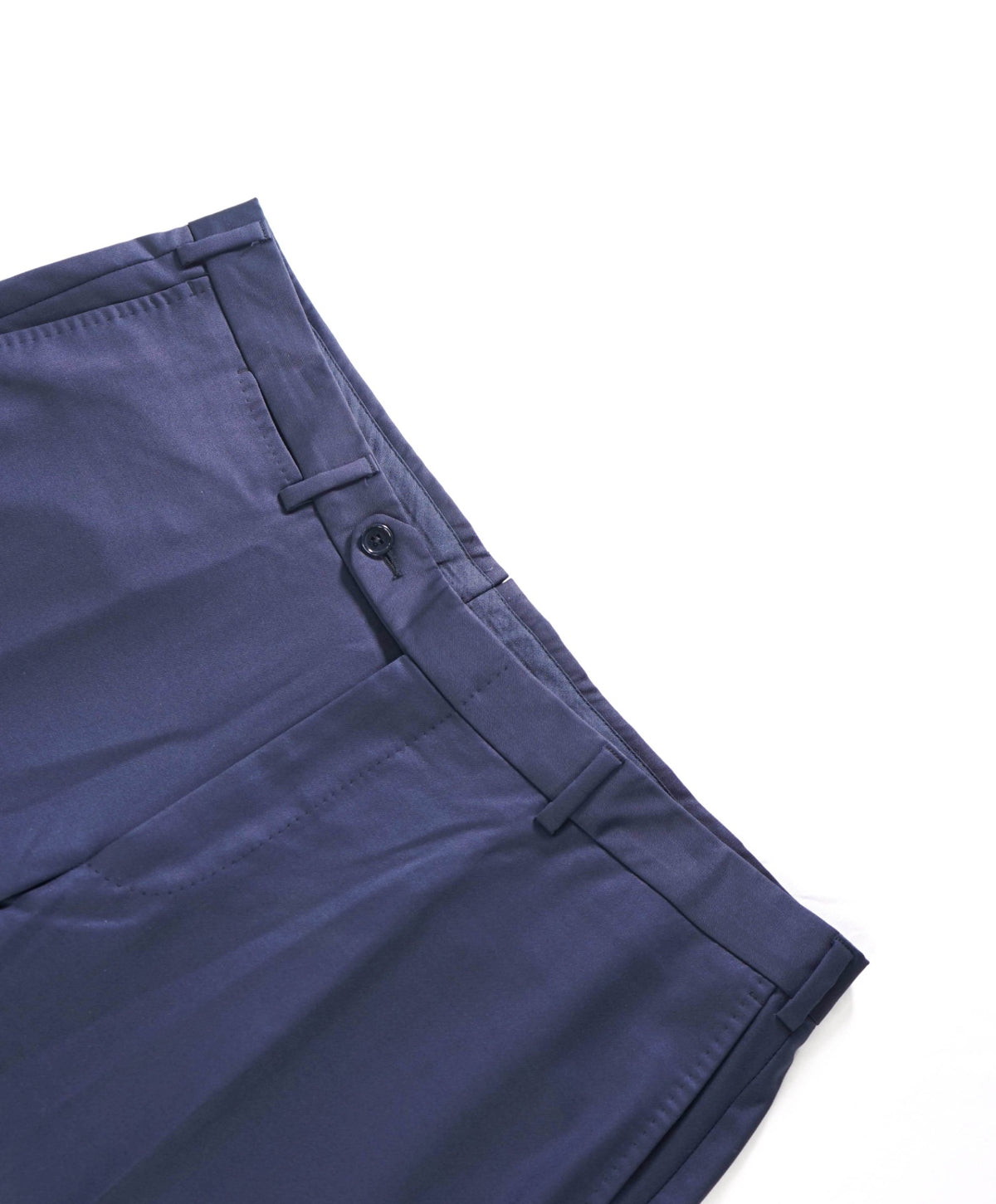 $950 ZEGNA - Solid Navy Blue TROFEO Wool Pants - 38W