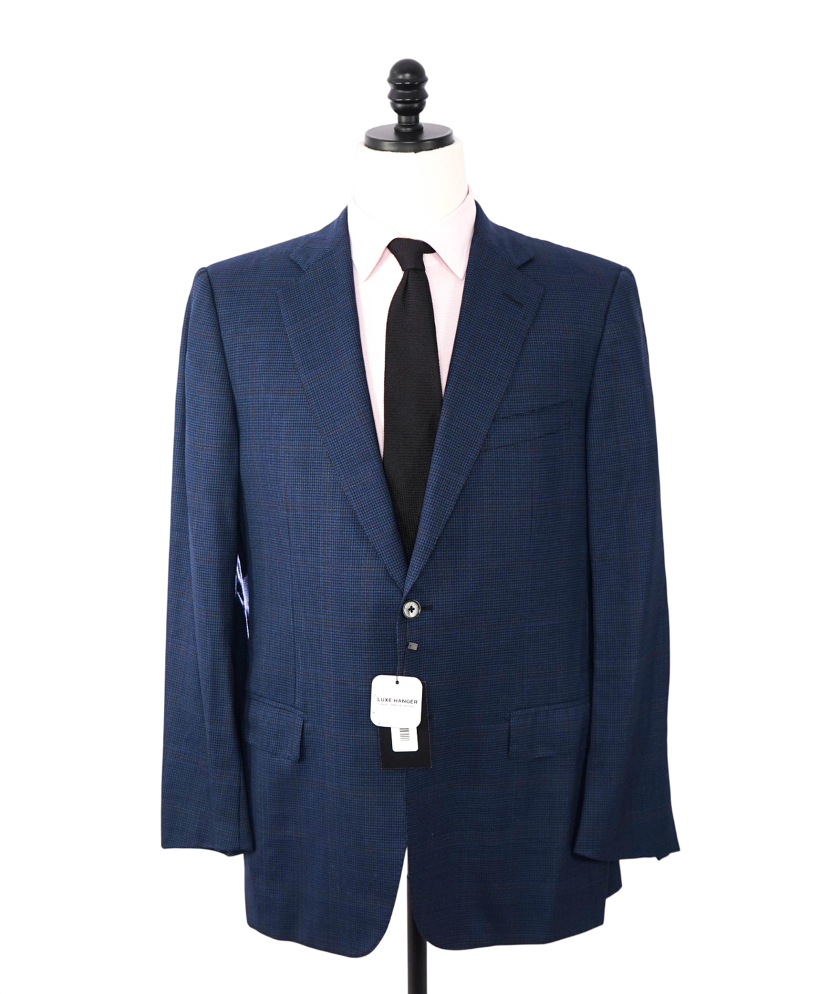 $3,450 ZEGNA - Navy Plaid TROFEO Wool Blazer - 42R