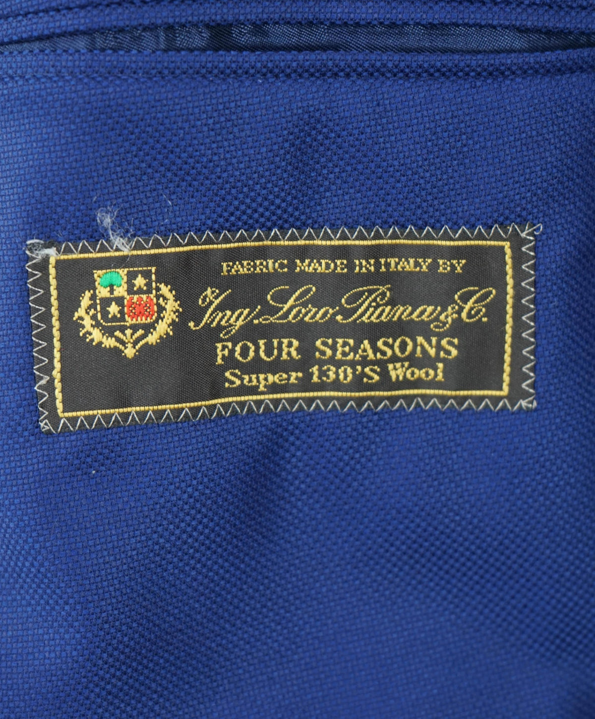 LORO PIANA For LUIGI BIANCHI MANTOVA - Blue Wool Blazer - 48R