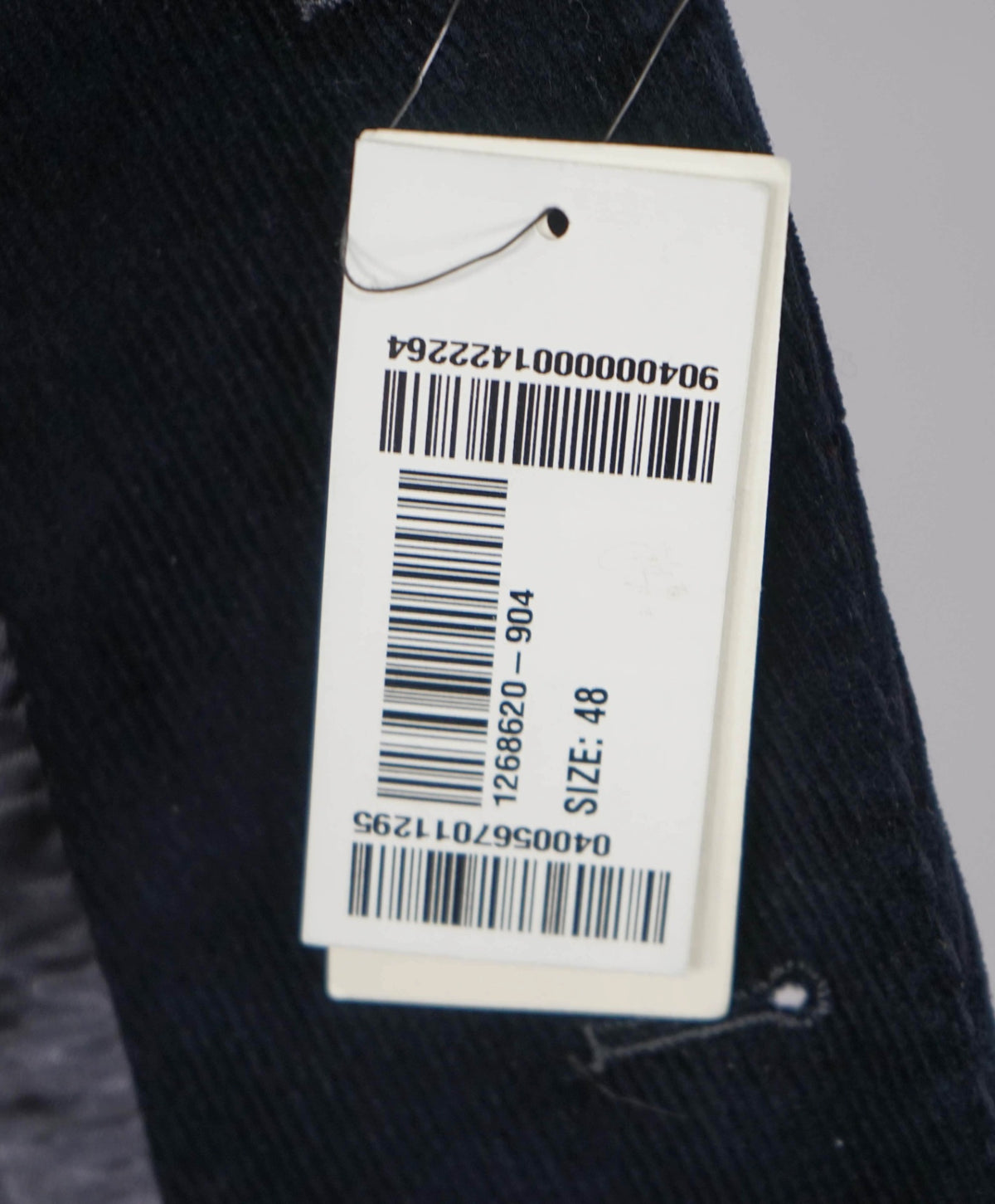 $795 OFFICINE GENERALE - Navy Blue Corduroy Blazer - 38