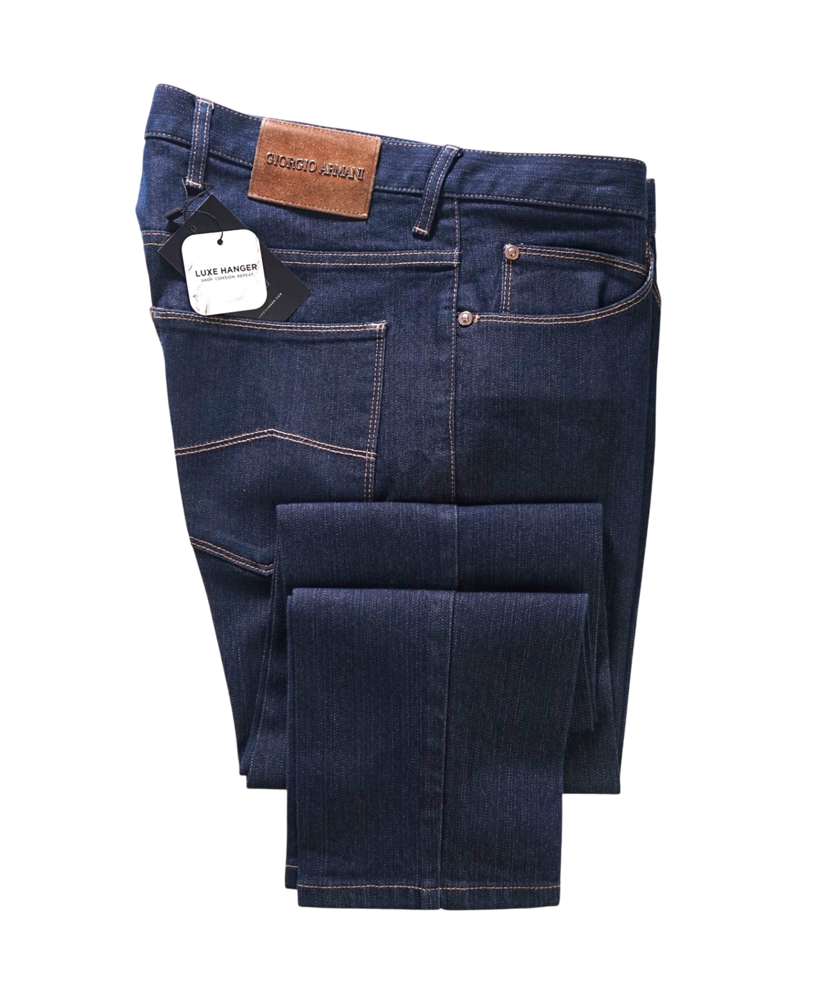 $675 GIORGIO ARMANI - Dark Denim Jeans - 34W