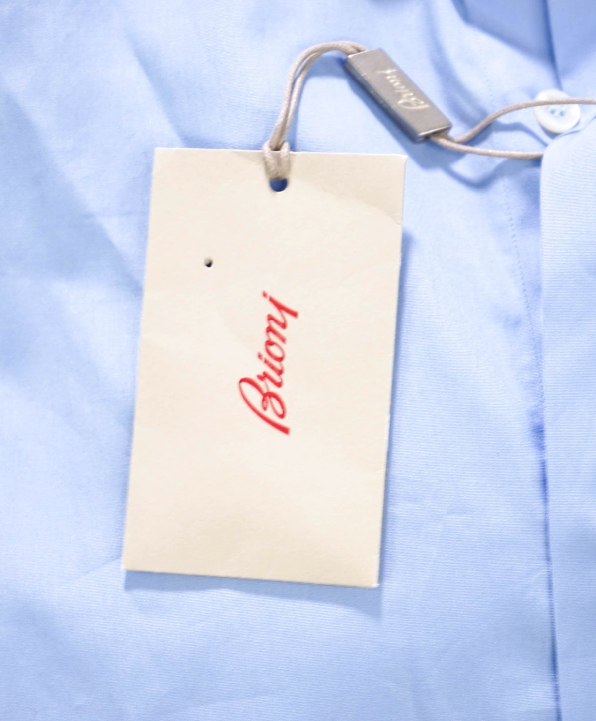 $795 BRIONI - Blue Shirt - 16.5 - 42