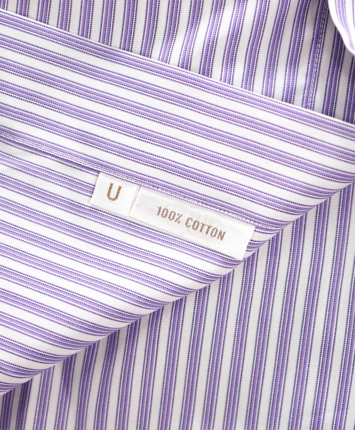 $795 BRIONI - Purple Stripe Shirt - 16.5 - 42