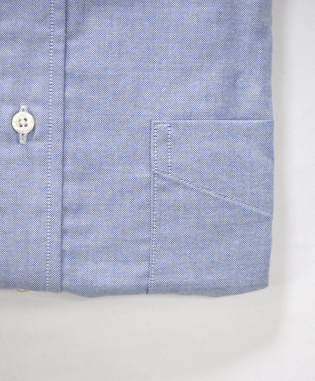 $198 BROOKS BROTHERS - Blue NON-IRON MAKERS & MERCHANTS Shirt - 14.5 - 33