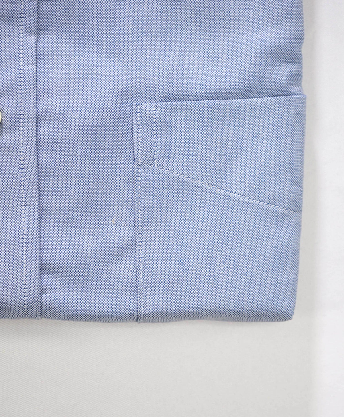 $198 BROOKS BROTHERS - Blue NON-IRON MAKERS & MERCHANTS Shirt - 14.5 - 33