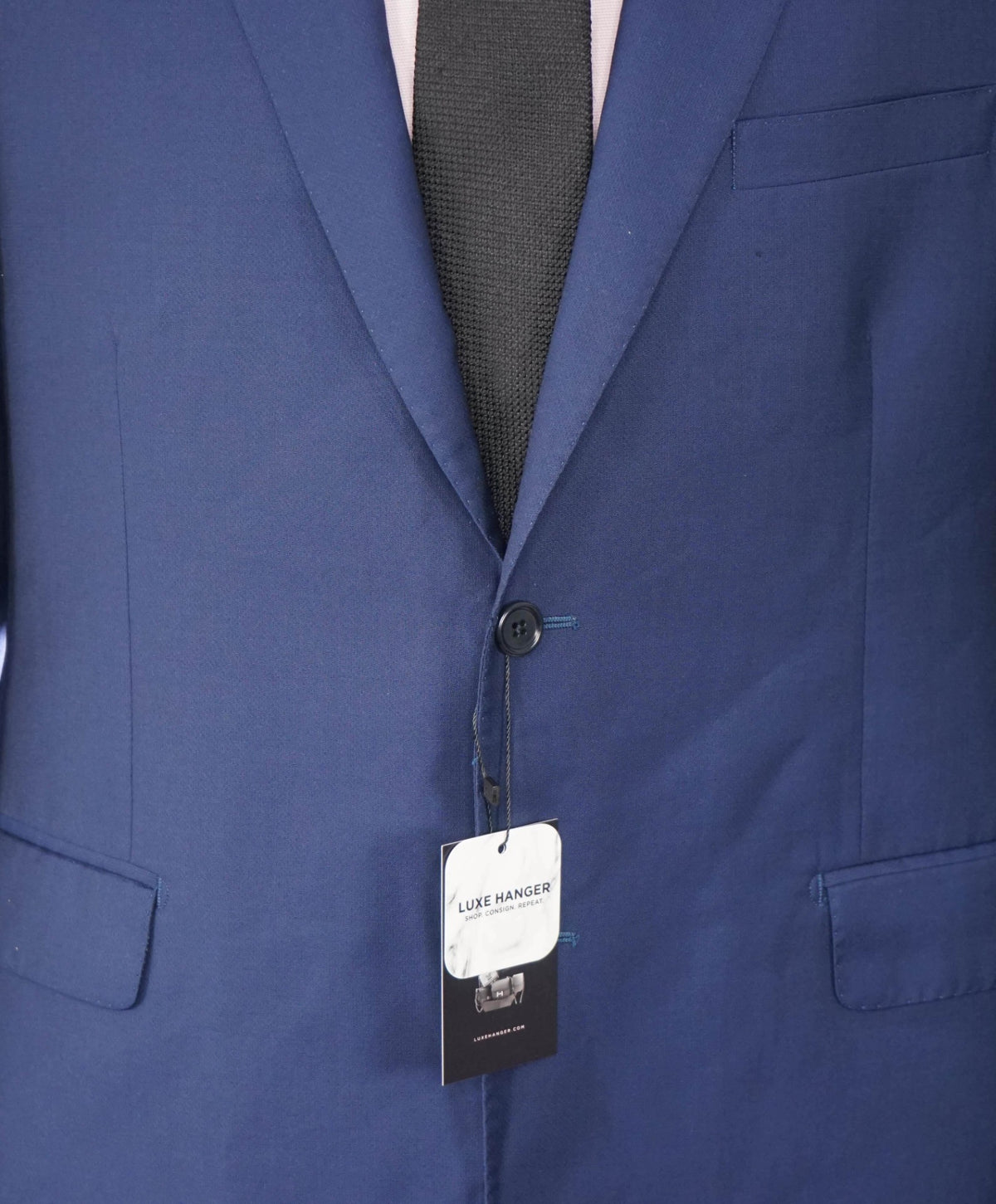 $995 ZEGNA - For SFA - Navy Blue Wool/Silk Blazer - 42R