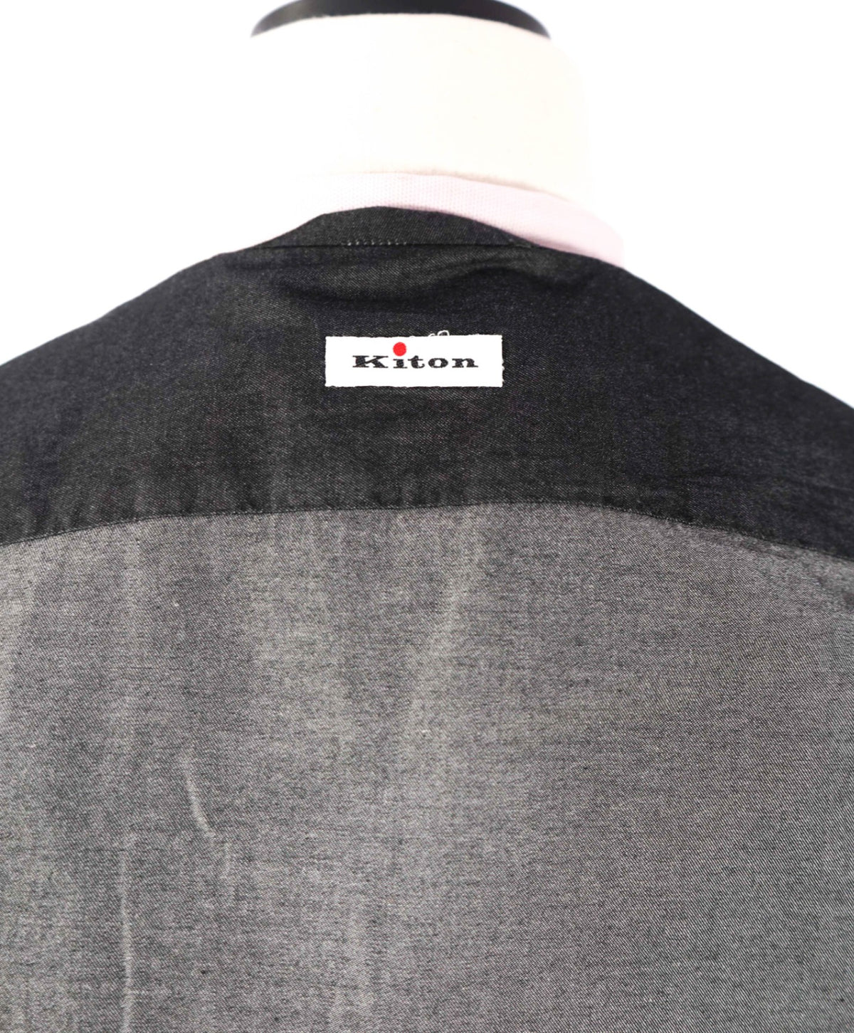 $1,295 KITON - Gray Cotton Overshirt With Hood - (Large)