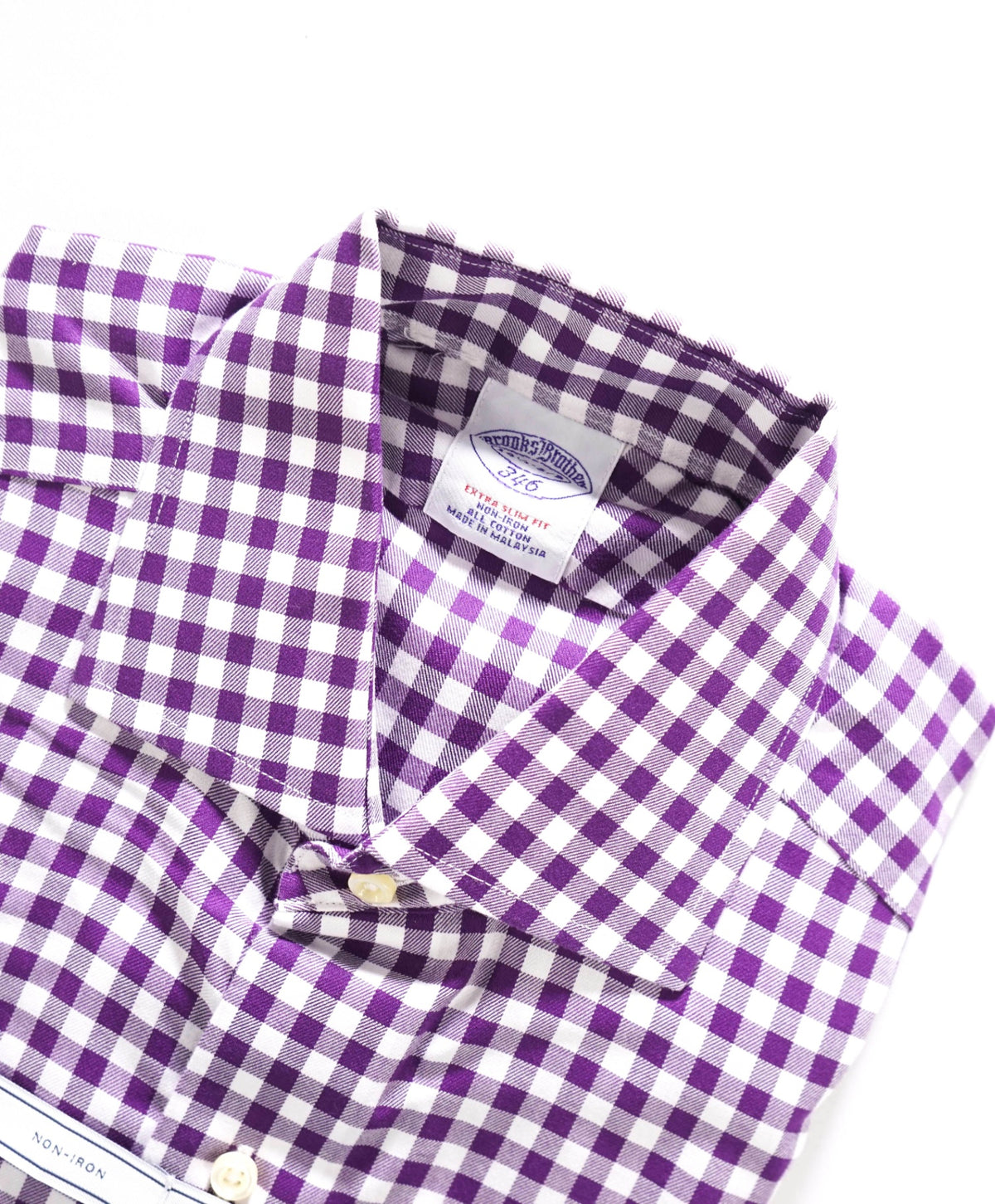 $128 BROOKS BROTHERS- NON-IRON 364 EXTRA SLIM FIT Shirt- 14.5 - 32/33