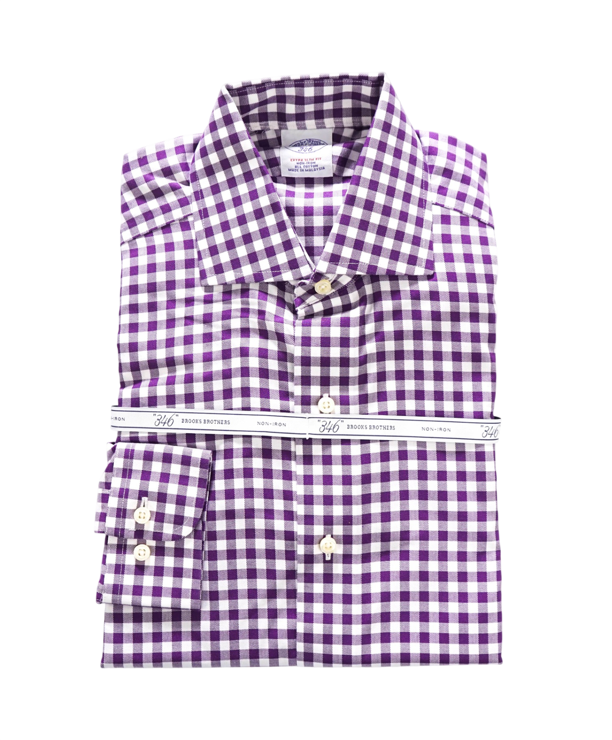 $128 BROOKS BROTHERS- NON-IRON 364 EXTRA SLIM FIT Shirt- 14.5 - 32/33