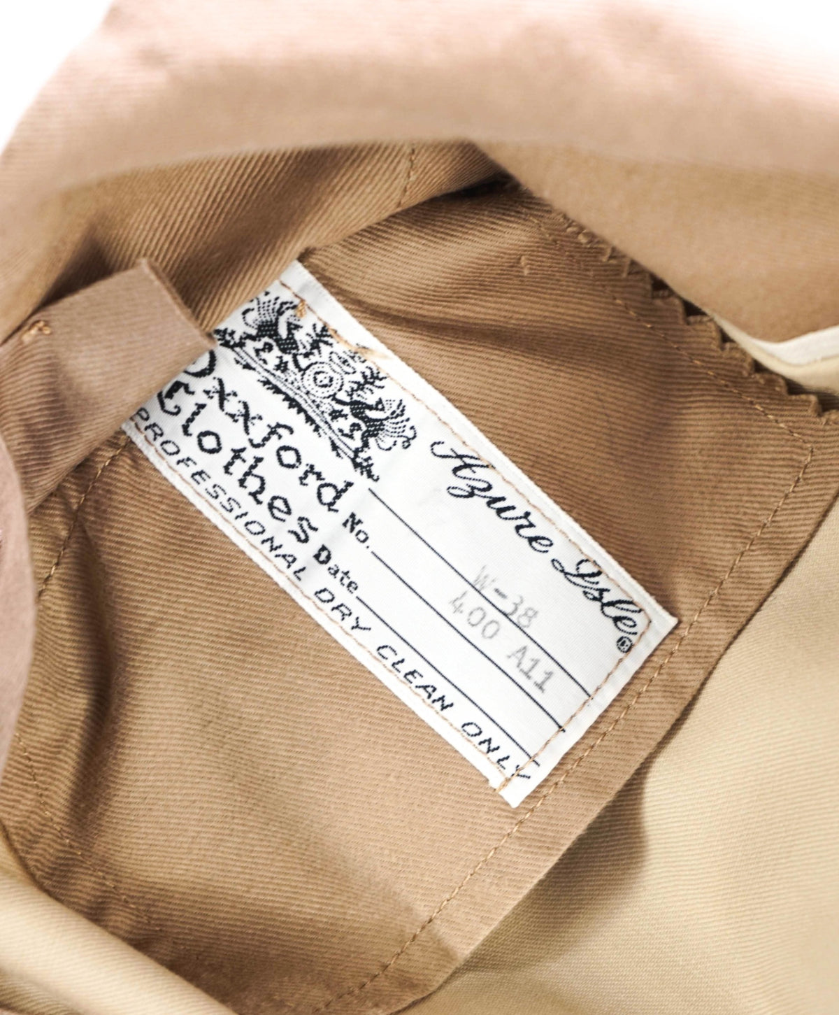"OXXFORD CLOTHES" - MAUS & HOFFMAN Beige Pants - 35W