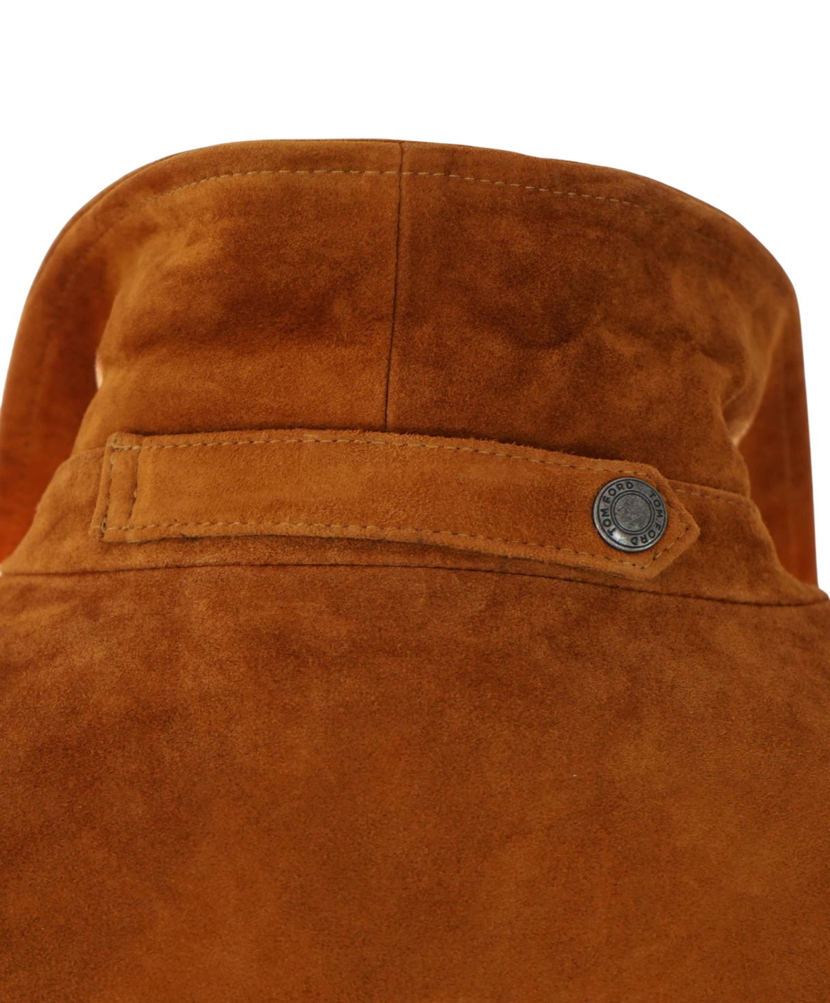 $8,500 TOM FORD - Brown Suede Trucker Jacket - 44 (54EU)