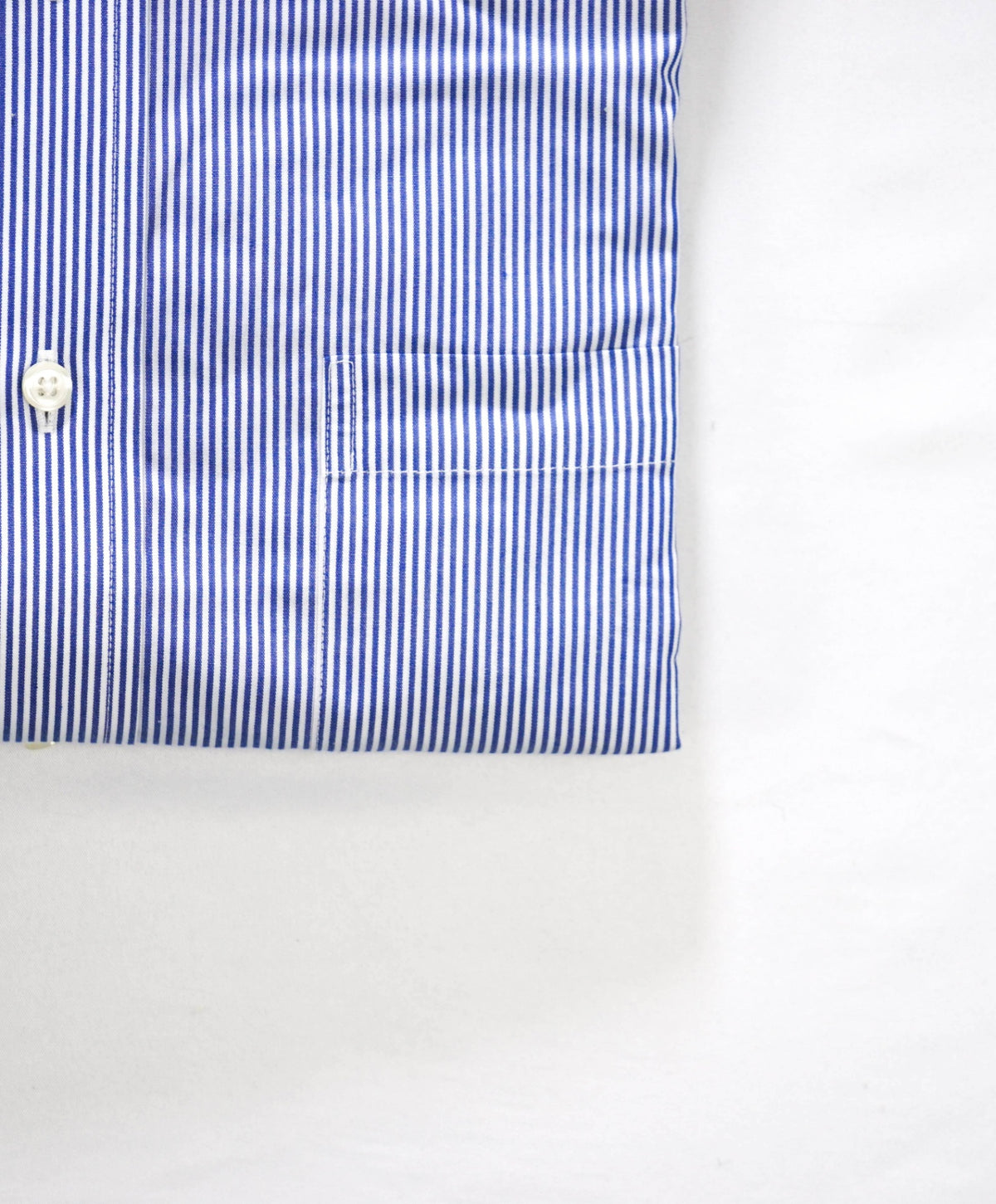 $128 BROOKS BROTHERS - Blue Stripe Non-Iron "REGENT" Shirt - 16.5 - 35