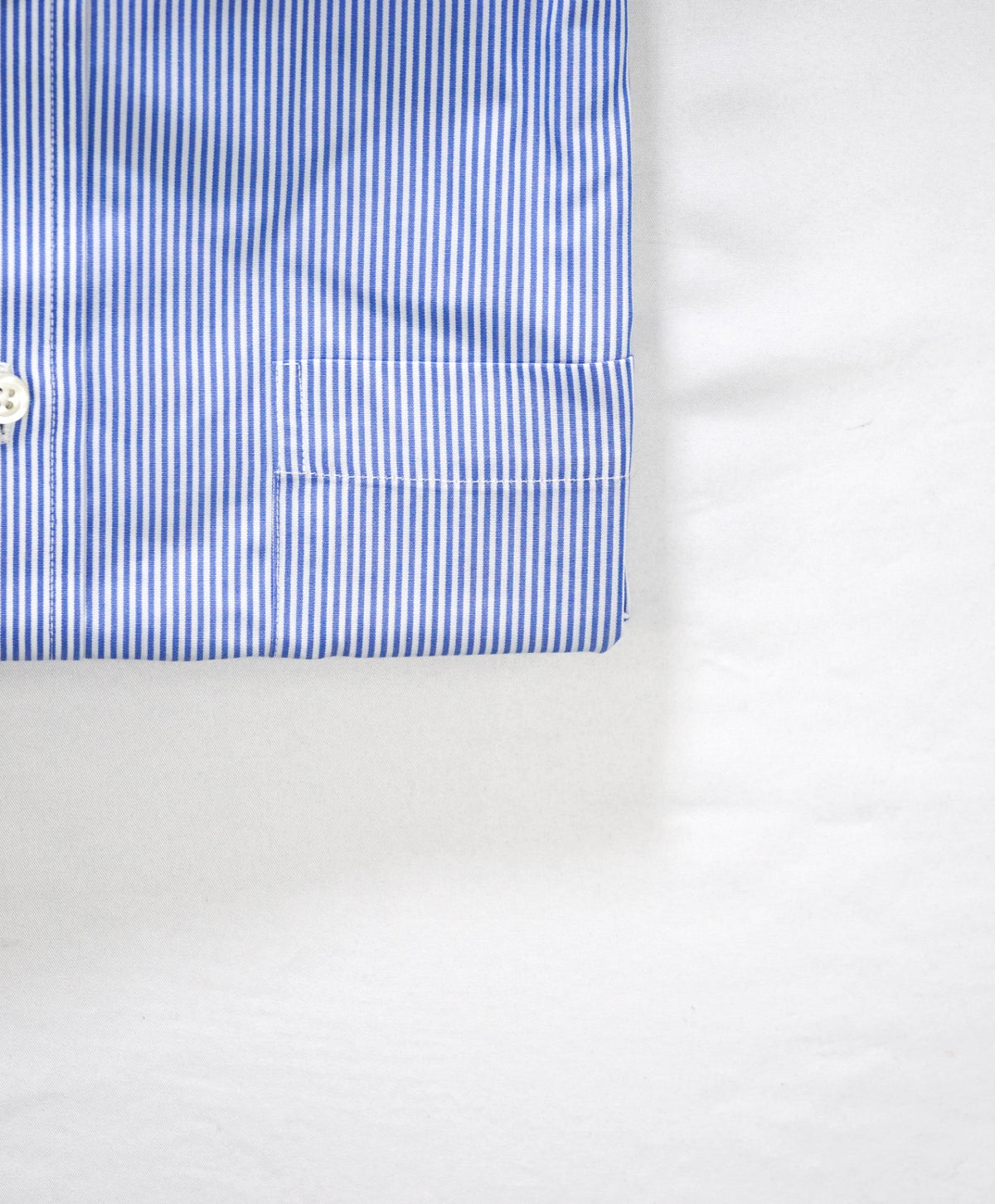 $128 BROOKS BROTHERS - Blue Stripe Non-Iron "REGENT" Shirt - 16.5 - 35