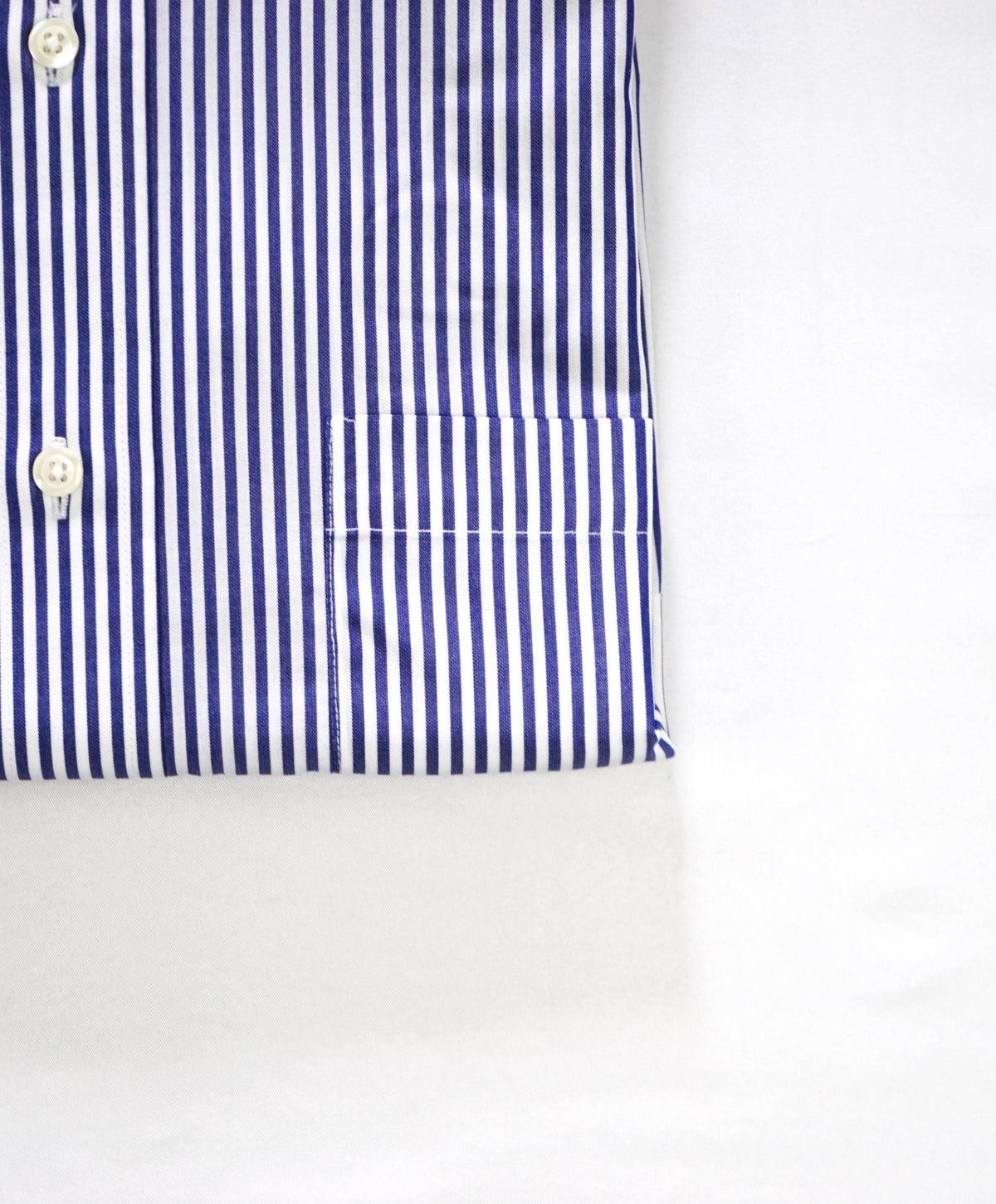$128 BROOKS BROTHERS - Blue Stripe Non-Iron "REGENT" Shirt - 16.5 - 36
