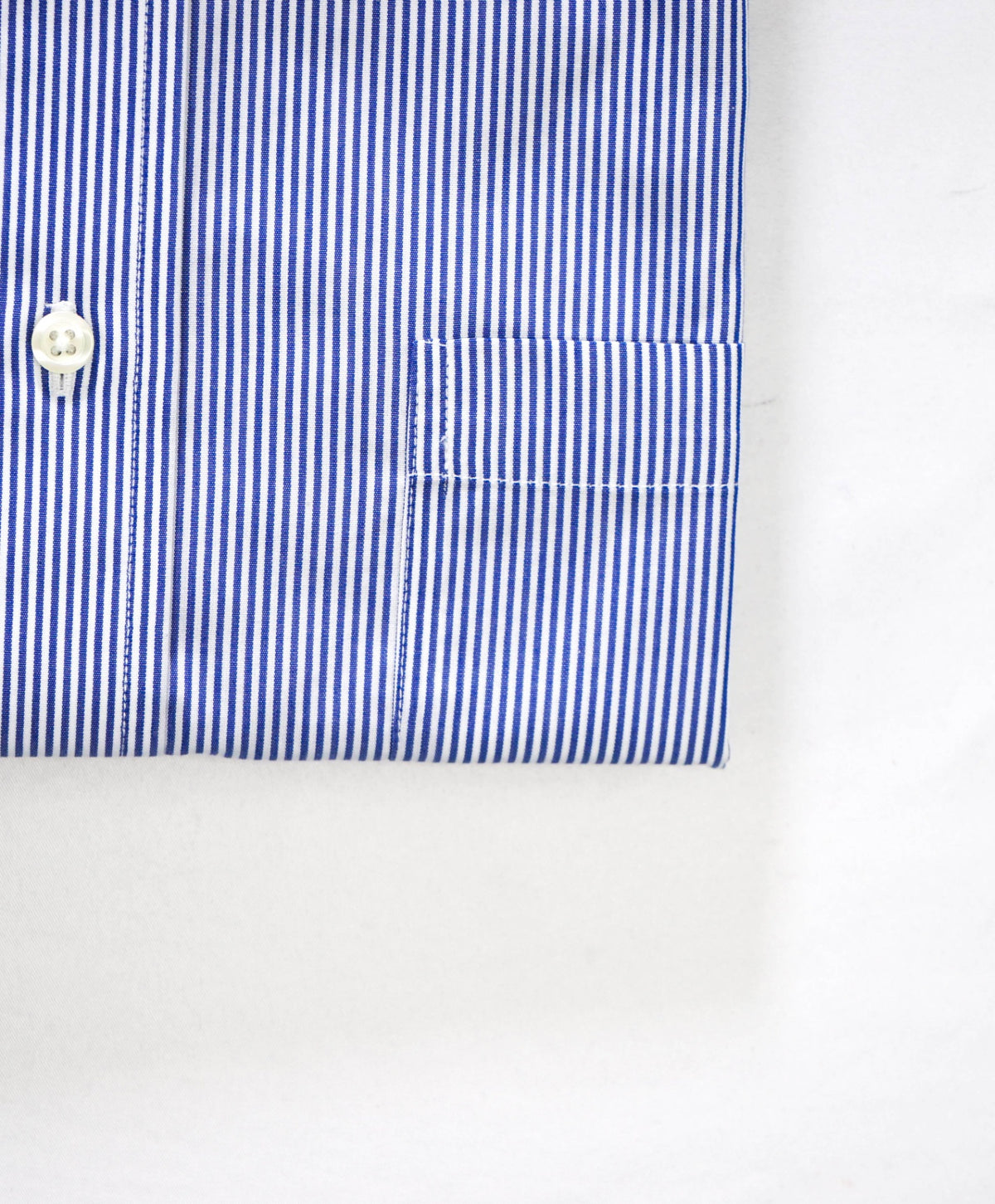 $128 BROOKS BROTHERS - Blue Stripe Non-Iron "REGENT" Shirt - 15 - 34