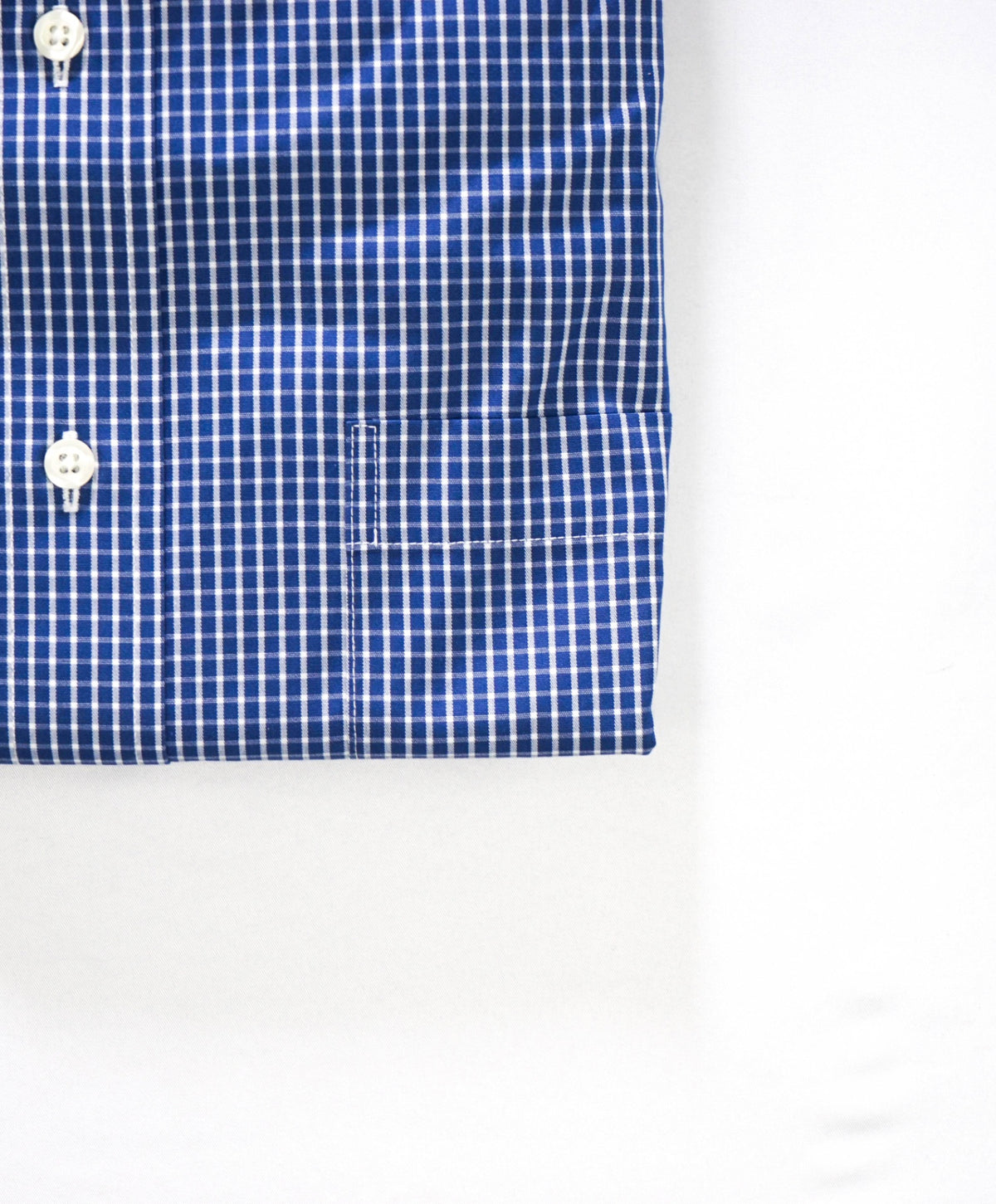 $128 BROOKS BROTHERS - Blue Check NON-IRON "MADISON" - 17 - 34