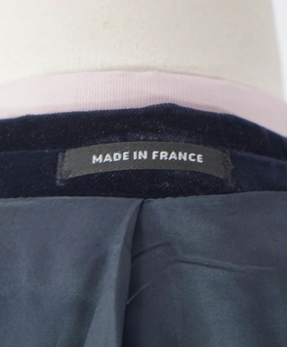 YVES SAINT LAURENT - VTG Navy Blue Velvet Blazer - 38R