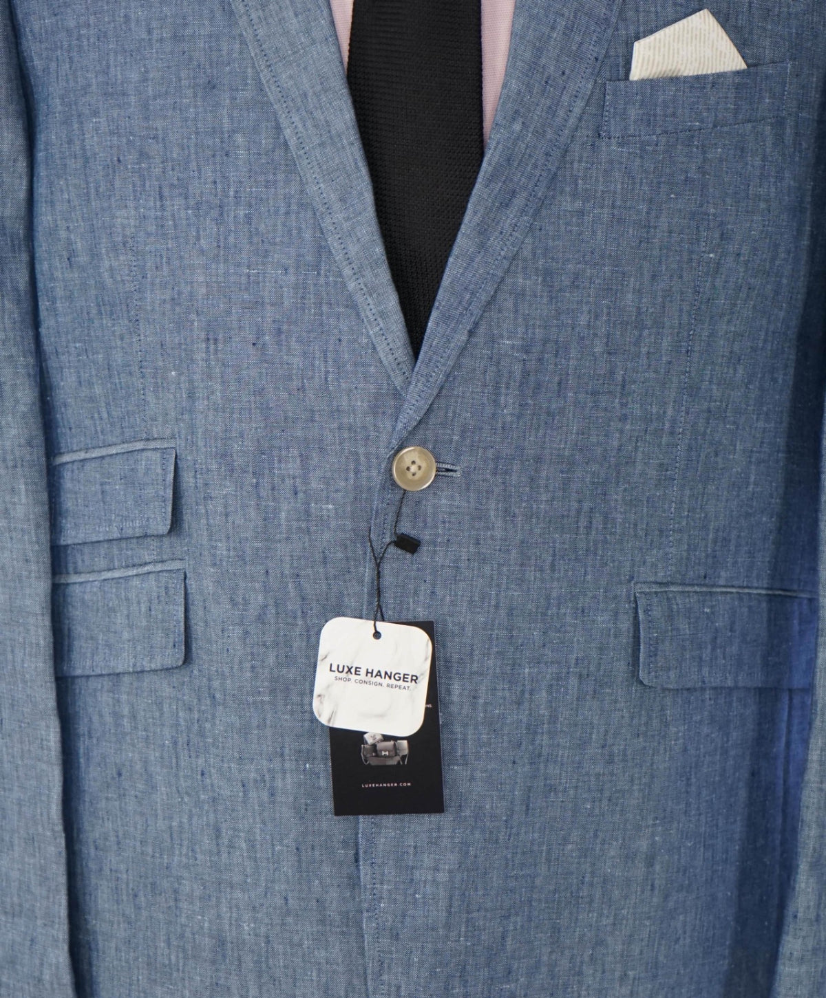 JOSEPH ABBOUD - Blue Linen Blazer - L