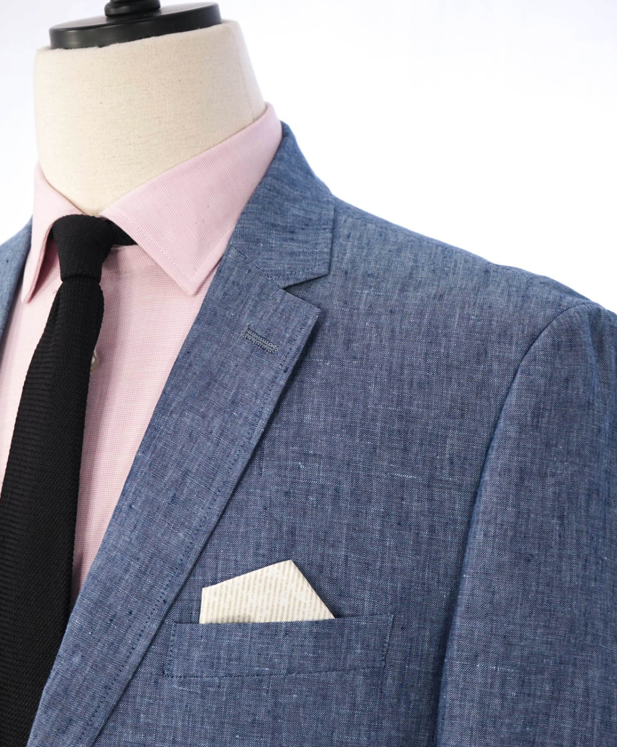 JOSEPH ABBOUD - Blue Linen Blazer - L