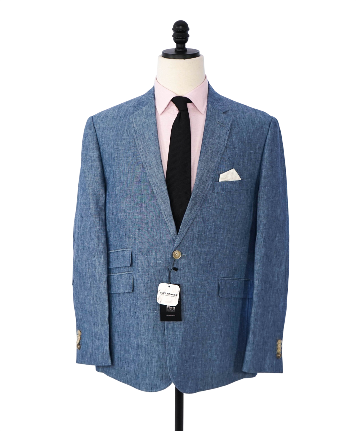 JOSEPH ABBOUD - Blue Linen Blazer - L