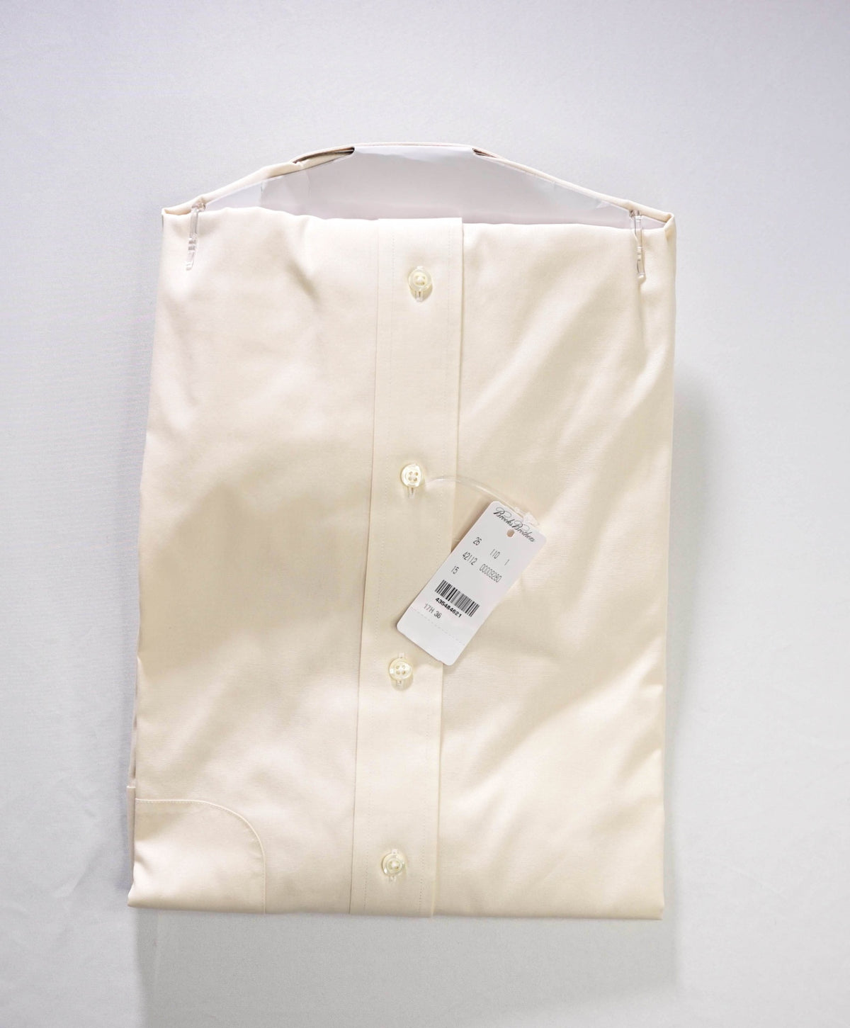 $128 BROOKS BROTHERS - Yellow Non-Iron "REGENT" Shirt - 17.5 - 36