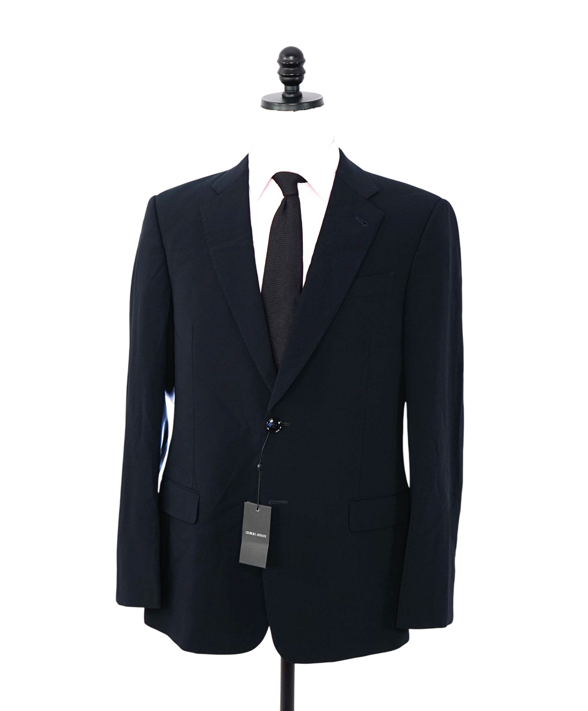 $3,295 GIORGIO ARMANI - SOFT Black Stretch Suit - 40R