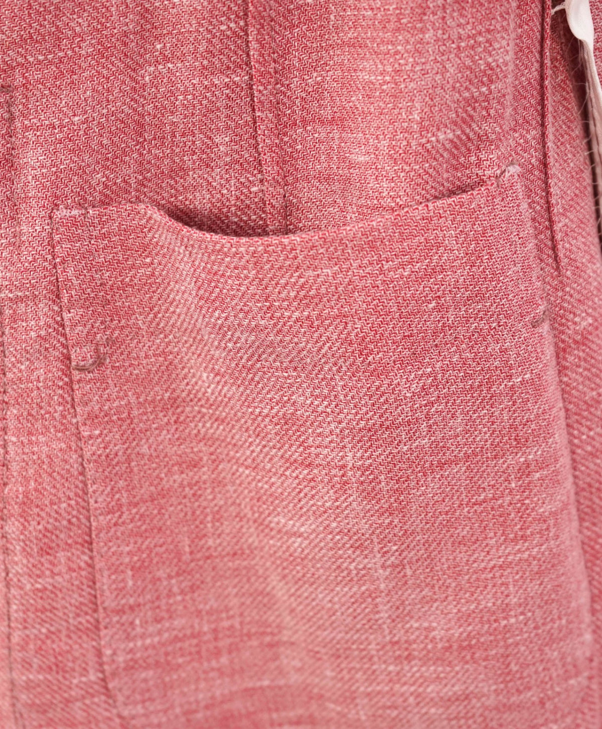 $3,750 ZEGNA - Pink Linen/Wool/Silk Crossover Blazer - 42R