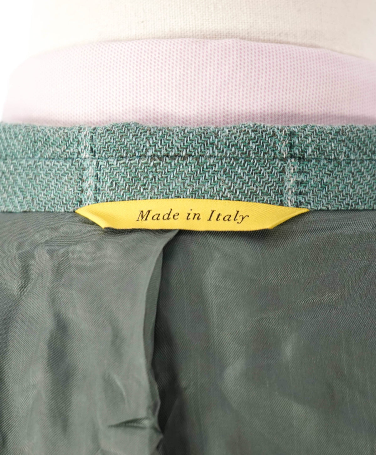 $2,095 CANALI Kei - Green Plaid Wool/Silk/Linen Blazer - 42R