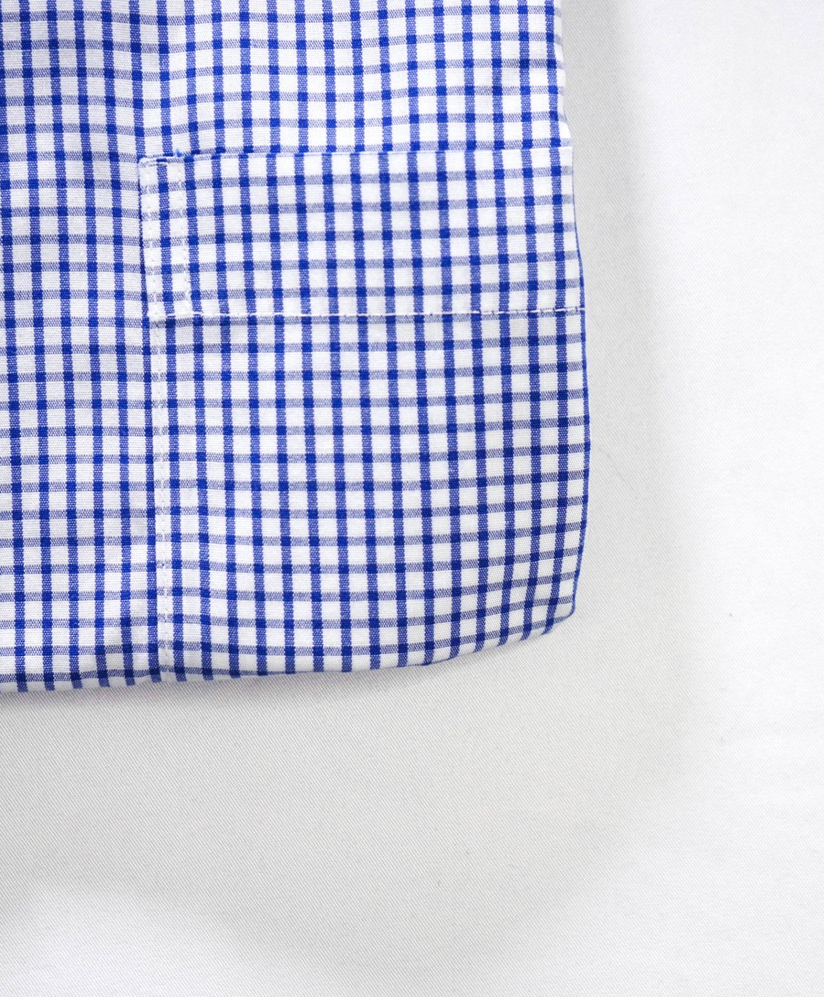 $128 BROOKS BROTHERS - Blue Gingham Non-Iron "REGENT" Shirt - 14.5 - 32