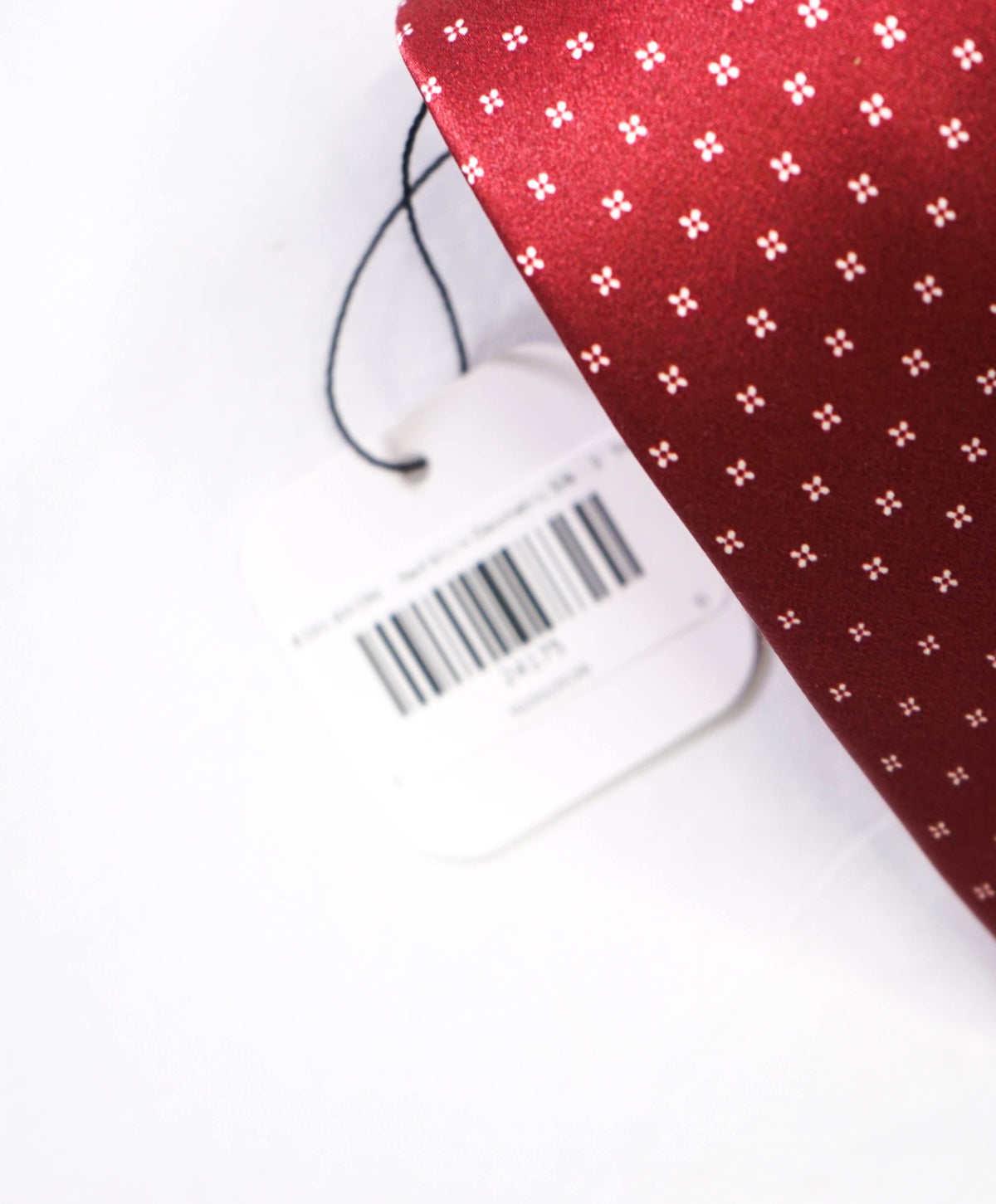 $395 BRIONI - Red Micro Geometric Silk - 3" Tie