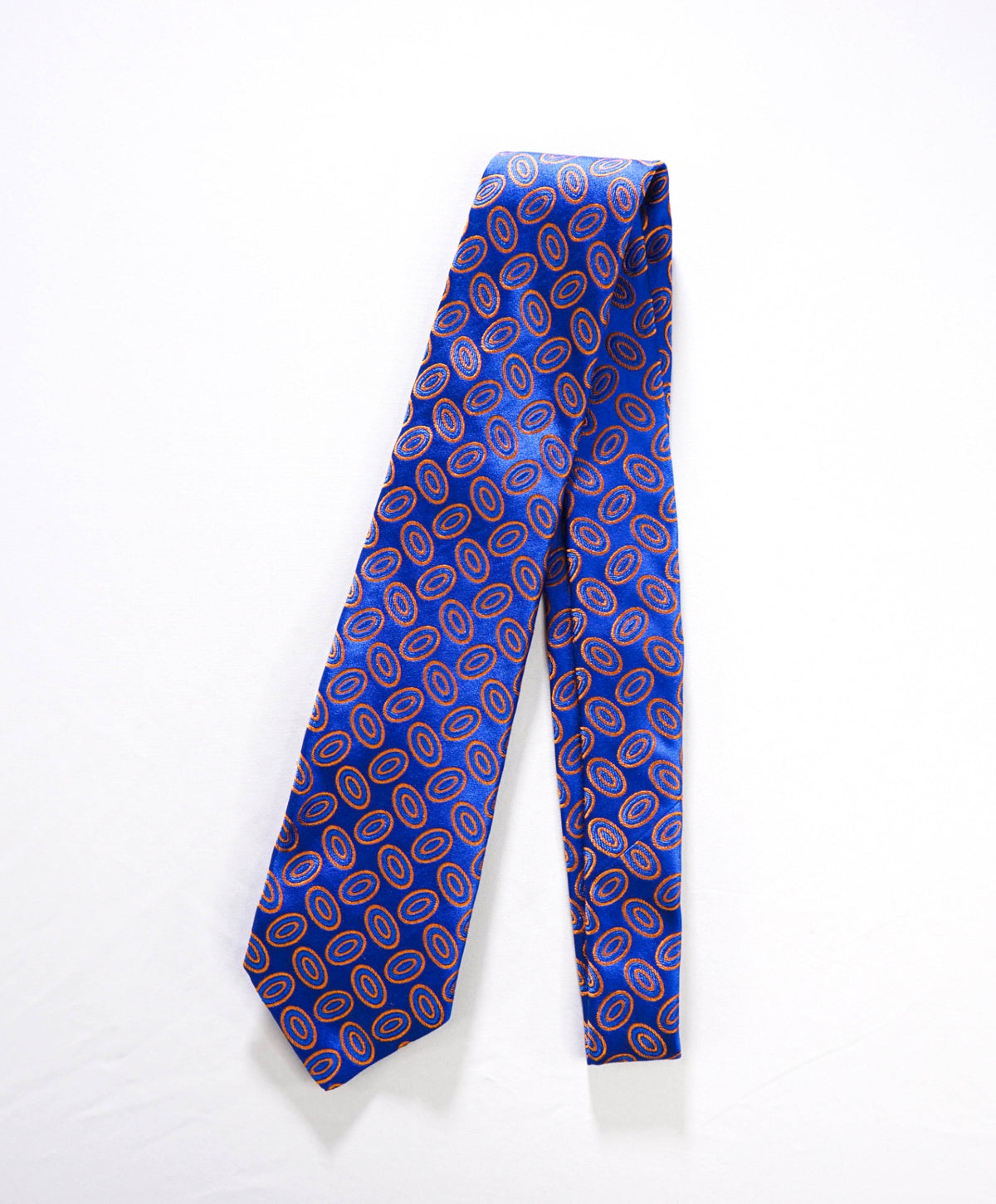$290 KITON - Blue Medallion Silk - 3.25" Tie